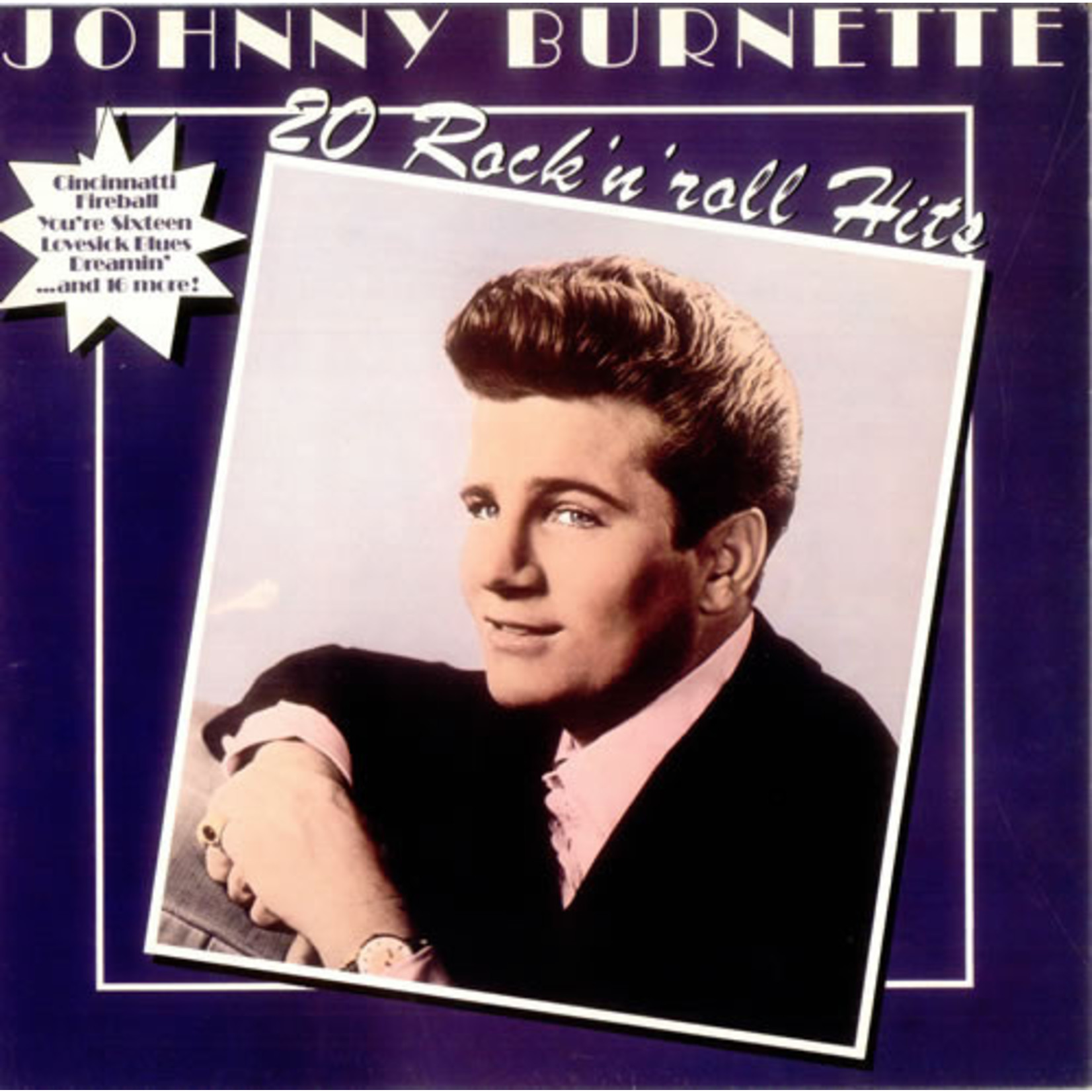 Johnny Burnette ‎– 20 Rock 'N' Roll Hits LP