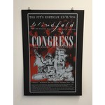 CONGRESS/BLINDFOLD 'pits edition Screen print poster.  LTD