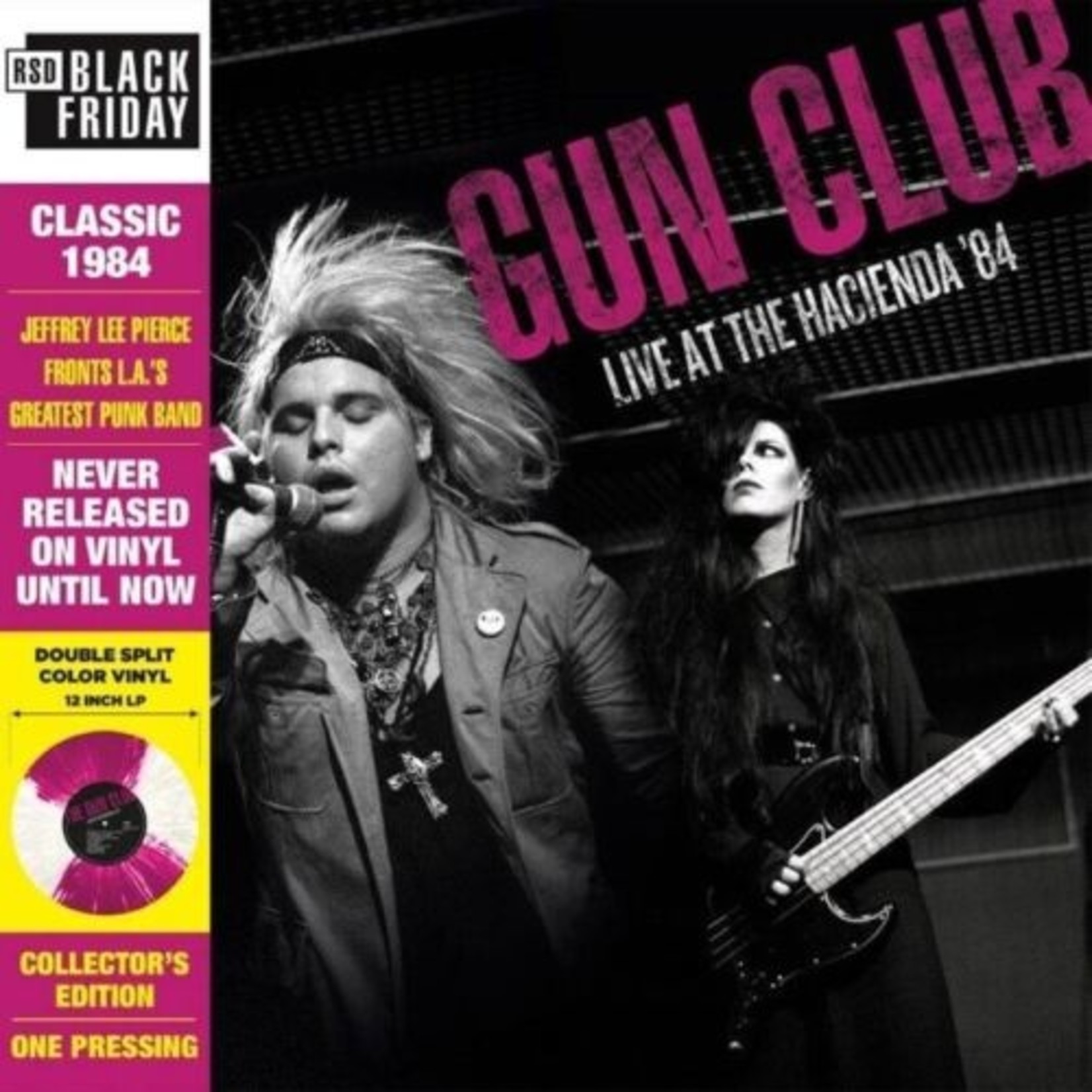GUN CLUB - live at the hacienda LP 1984  (color)