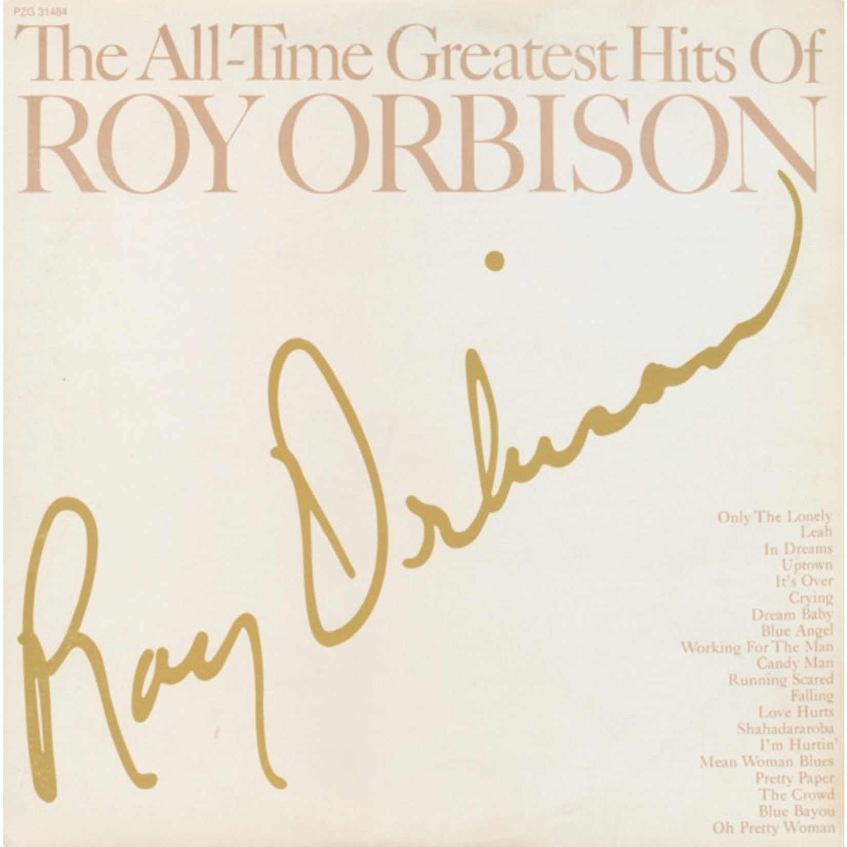 ORBISON, ROY - THE ALL-TIME GREATEST HITS - LP