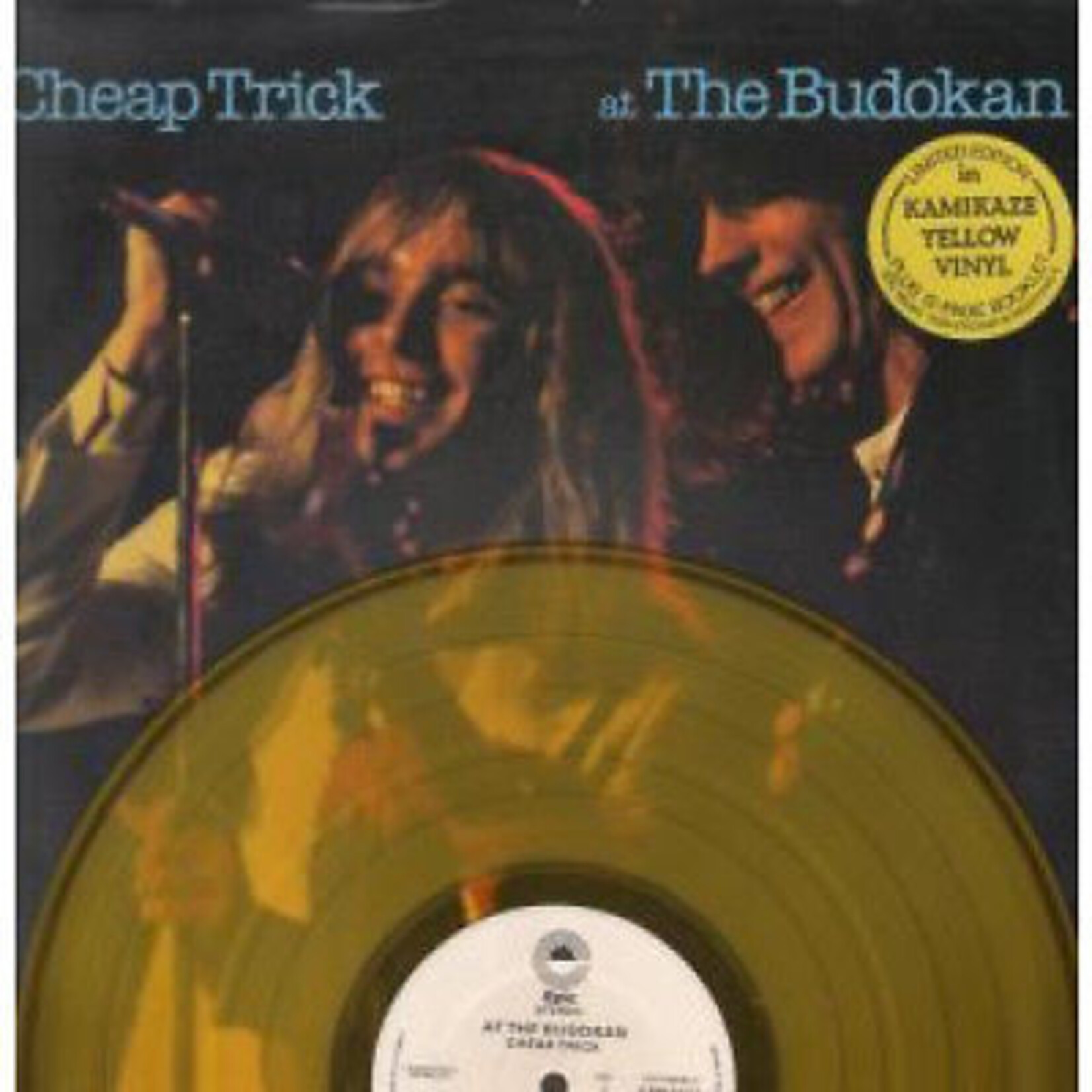 CHEAP TRICK - AT THE BUDOKAN - LP (YELLOW)