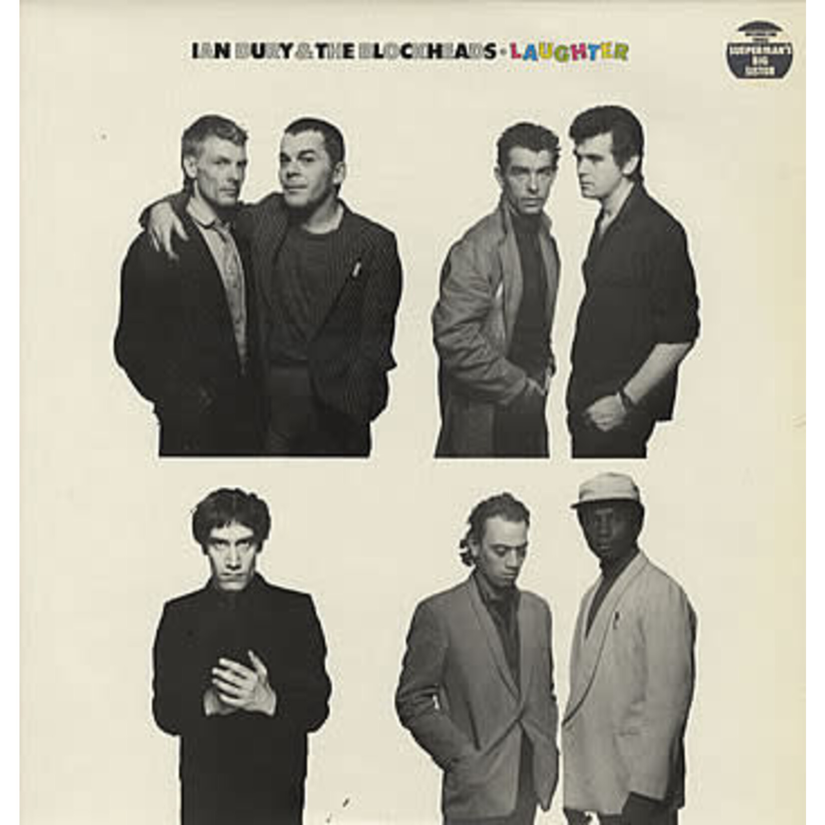 IAN DURY & THE BLOCKHEADS* – LAUGHTER - LP