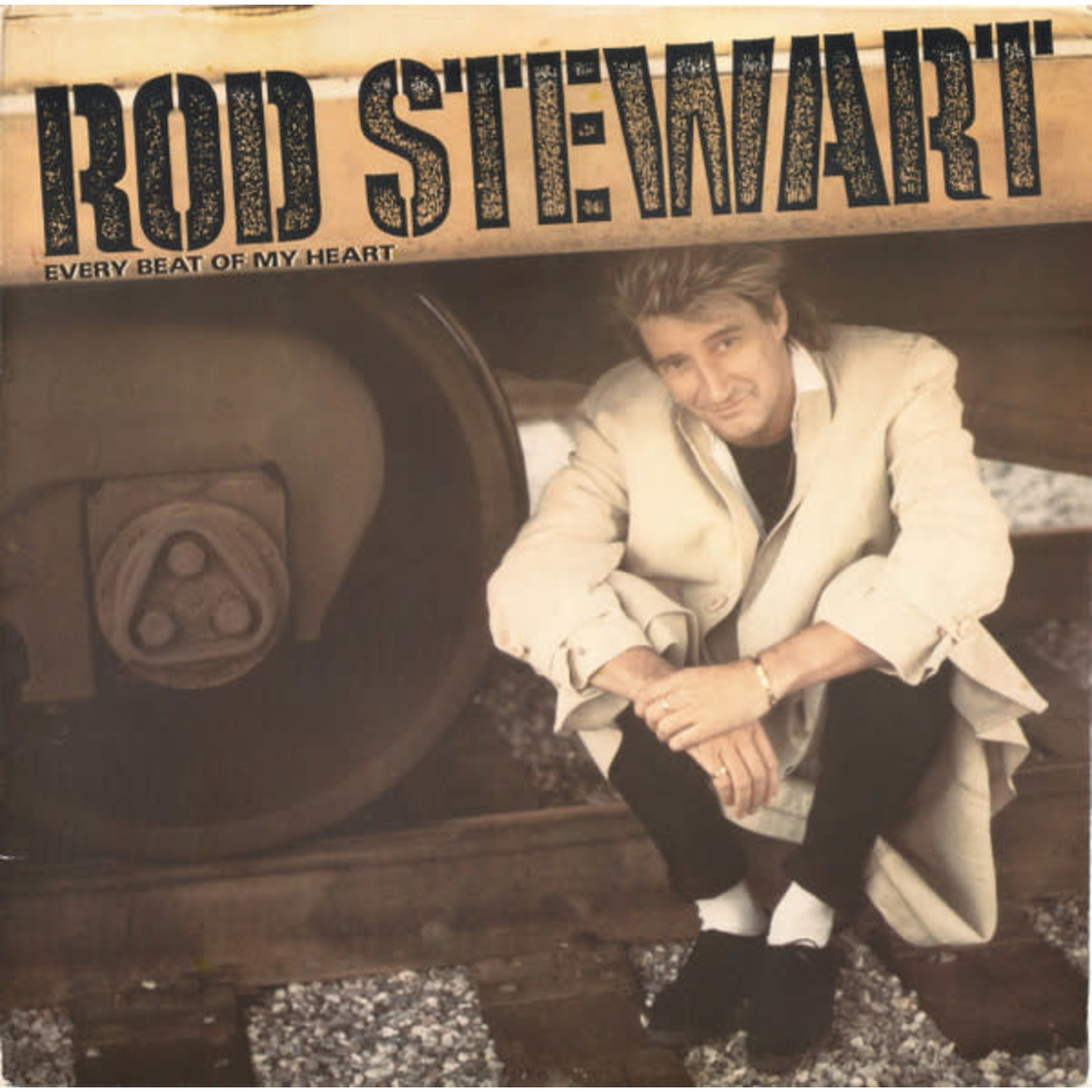 STEWARD, ROD – EVERY BEAT OF MY HEART - LP