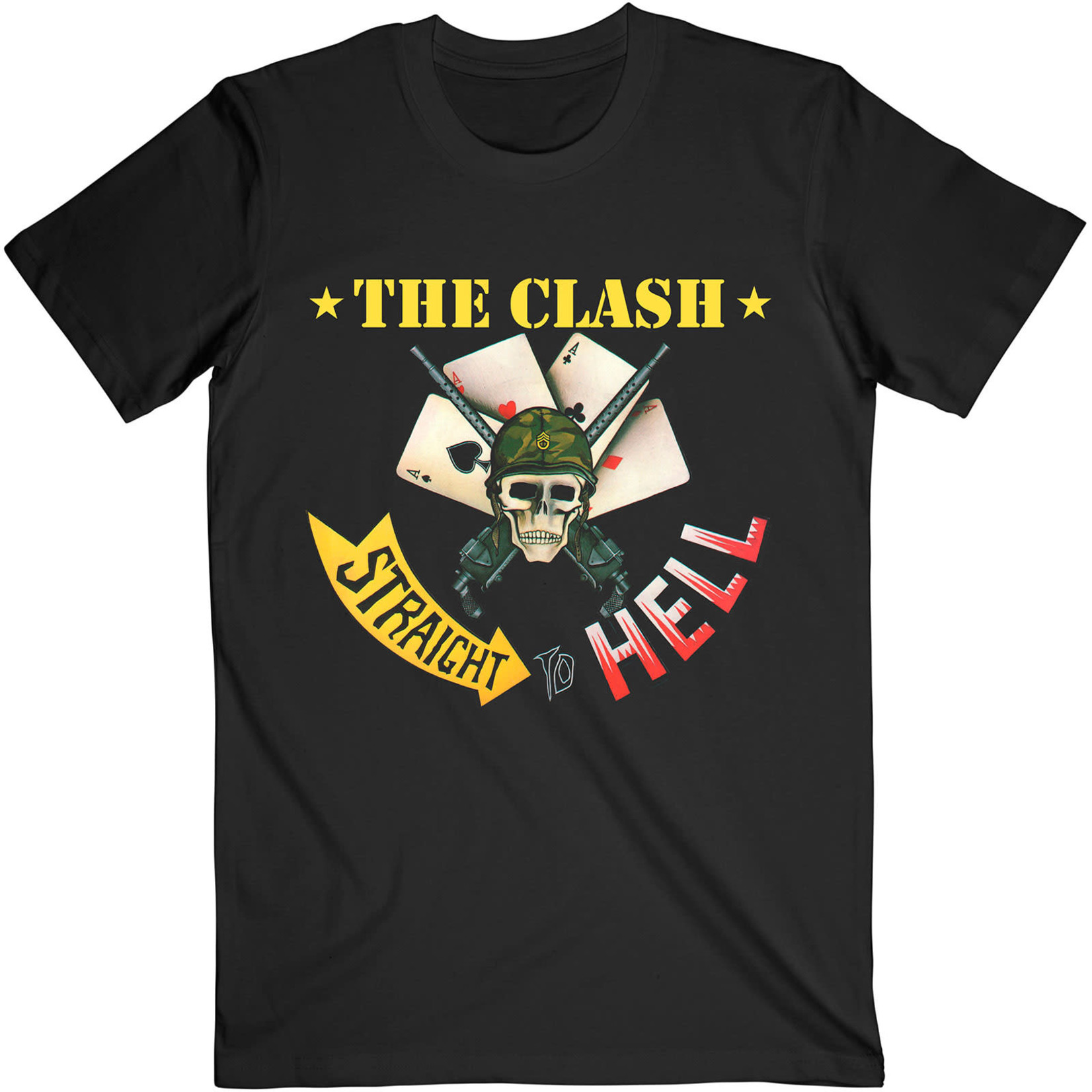 THE CLASH - straight to hell T-SHIRT (XL)