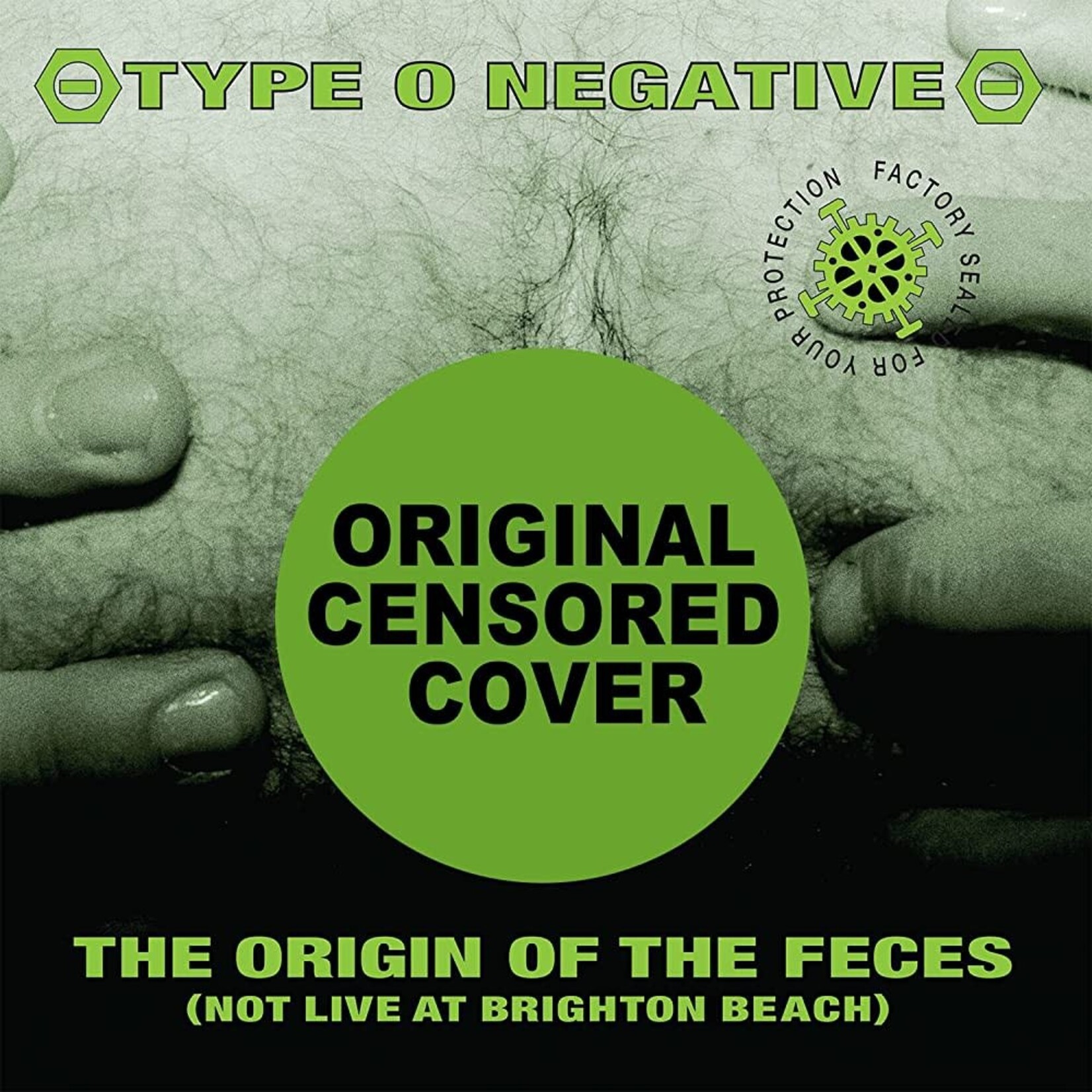 TYPE O NEGATIVE - ORIGIN OF THE FECES - LTD GATEFOLD COLORED GREEN & BLACK 2LP