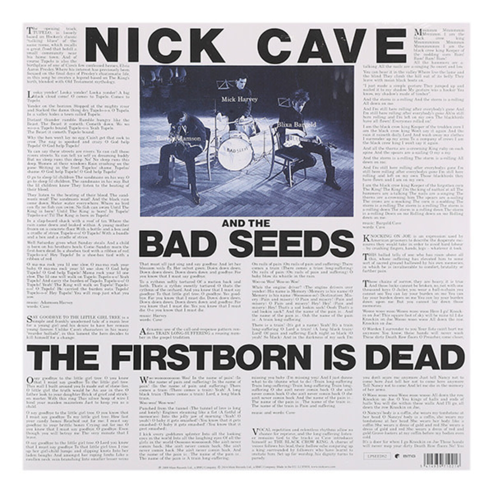 NICK CAVE & THE BAD SEEDS - THE FIRSTBORN IS DEAD - LP