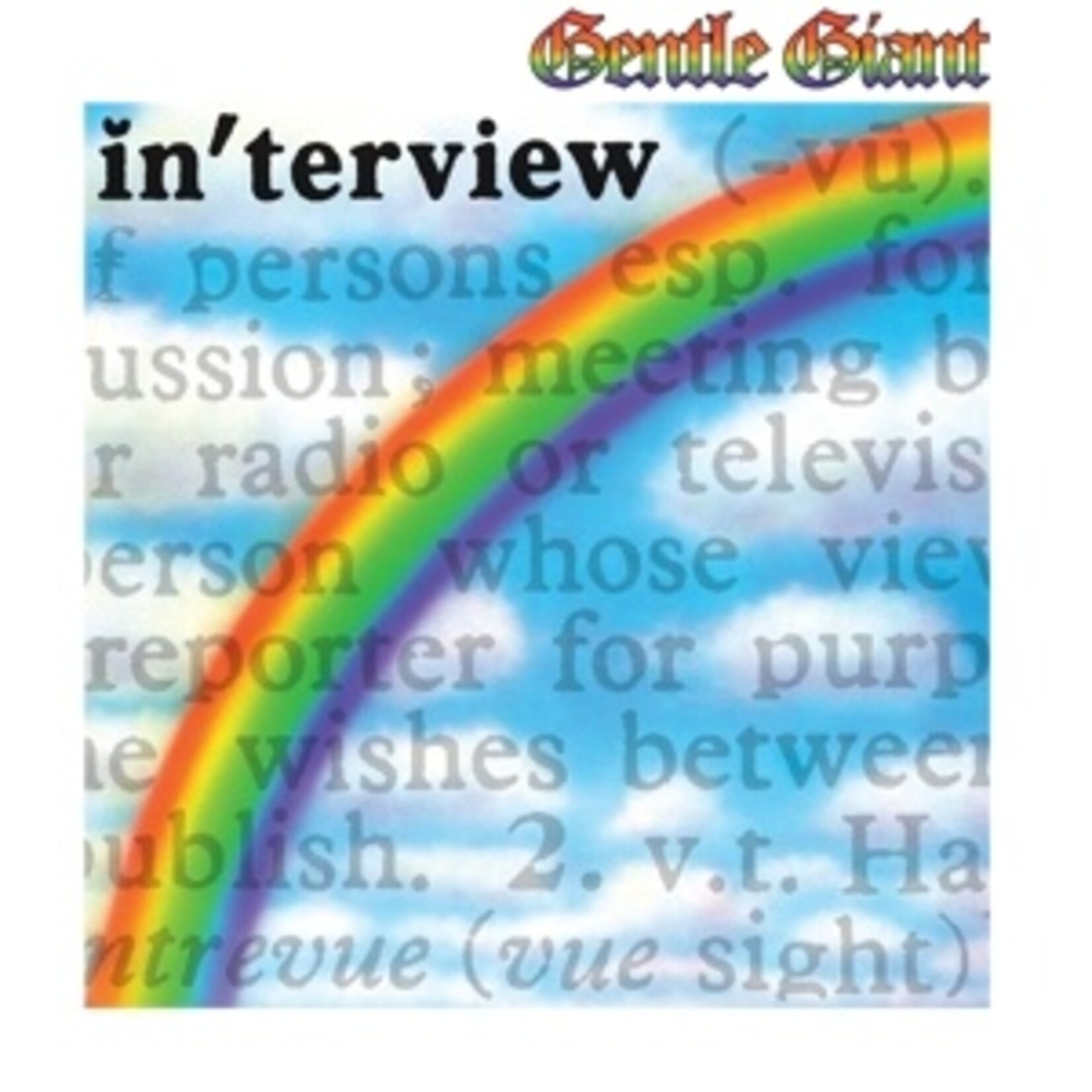 GENTLE GIANT -  IN'TERVIEW - LP
