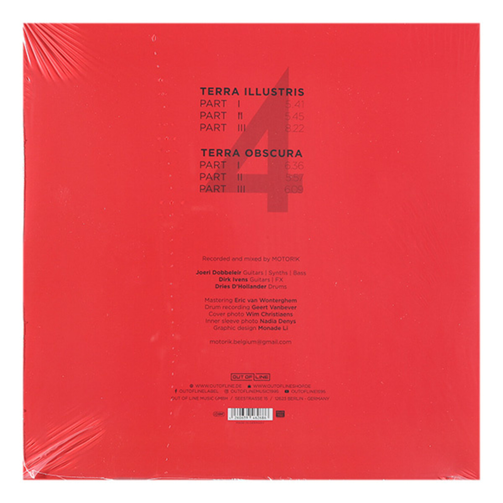 MOTOR!K - MOTOR!K 4 - COLOURED RED LP