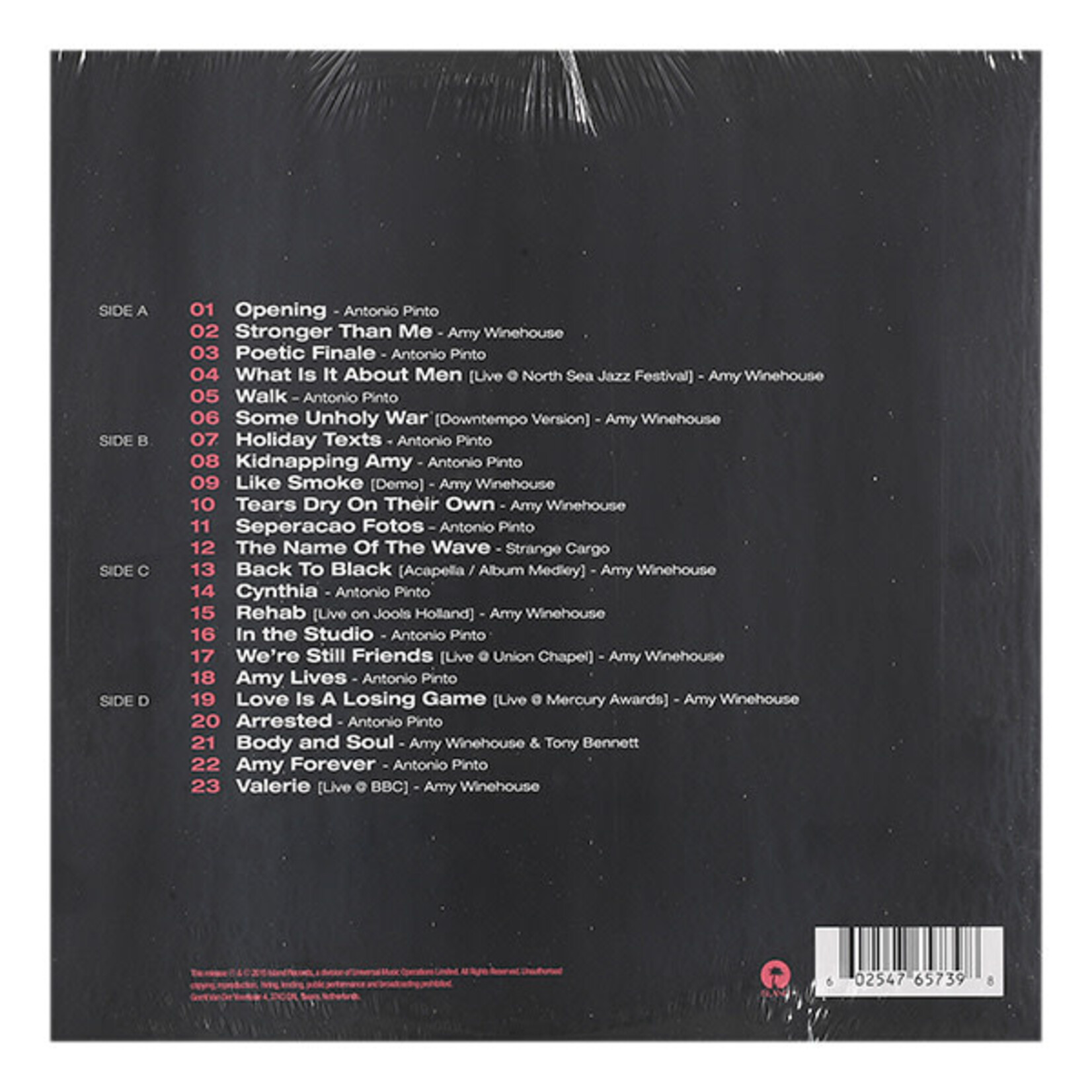 WINEHOUSE, AMY - AMY - OST GETAFOLD 2LP