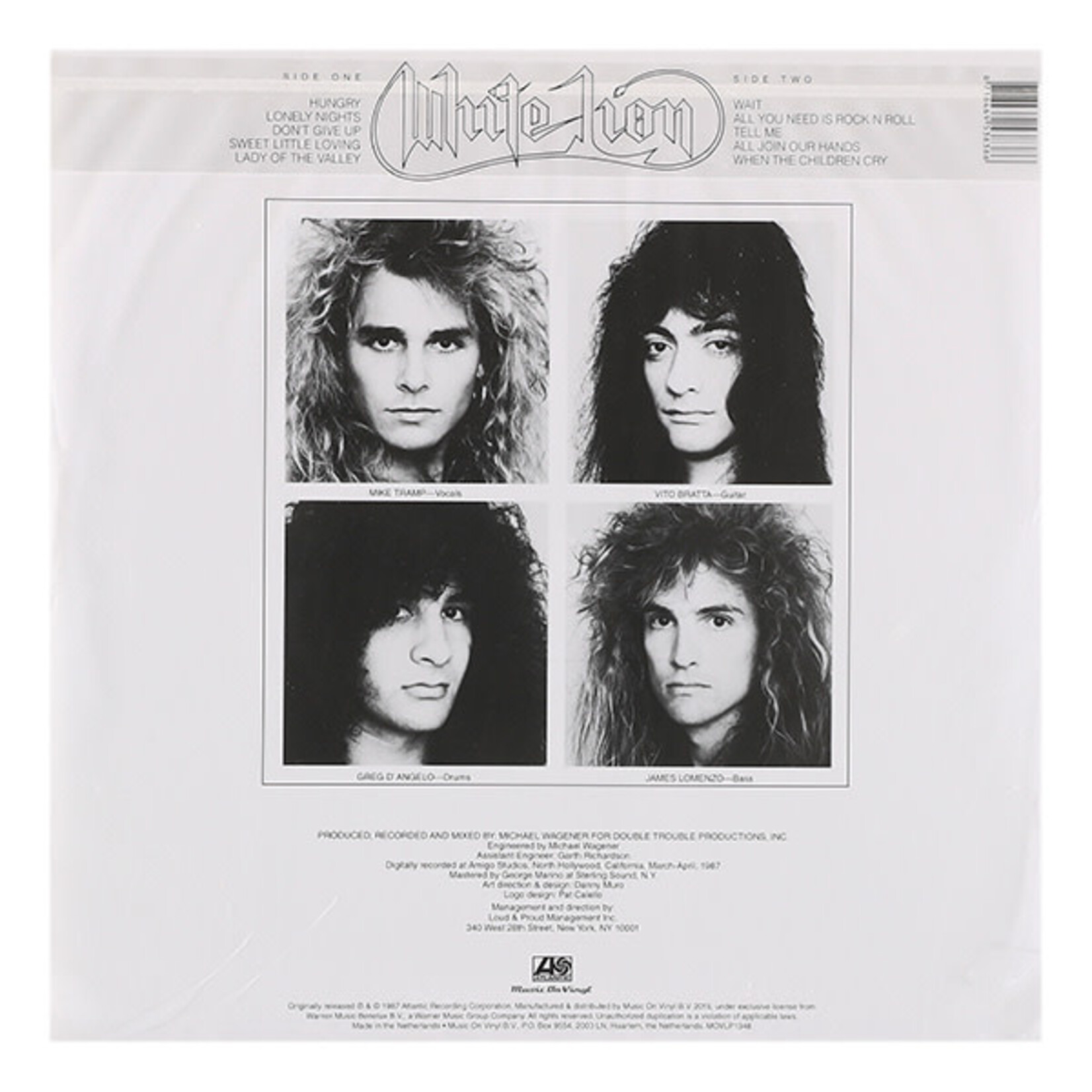 WHITE LION - PRIDE - LP