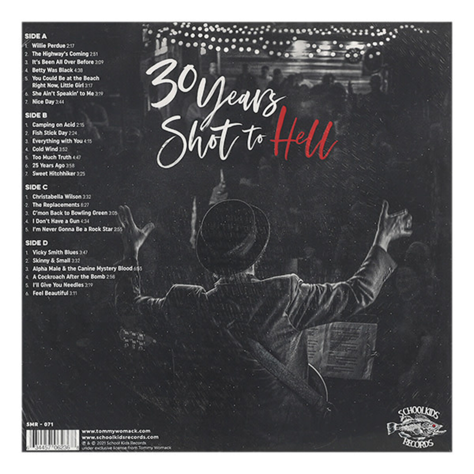 WOMACK, TOMMY - 30 YEARS SHOT TO HELL: A TOMMY WOMACK ANTHOLOGY - 2LP