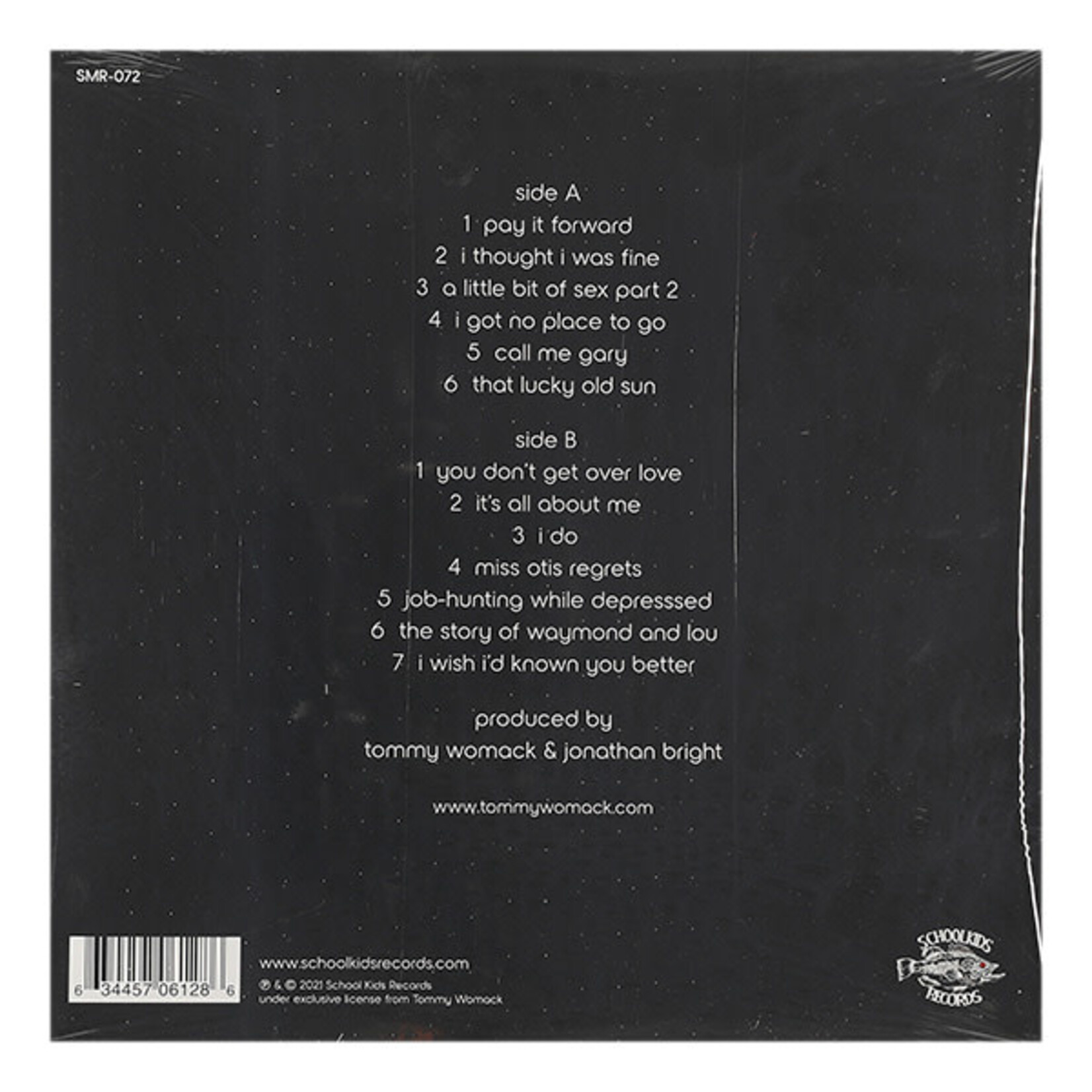 WOMACK, TOMMY - I THOUGHT I WAS FINE - LP