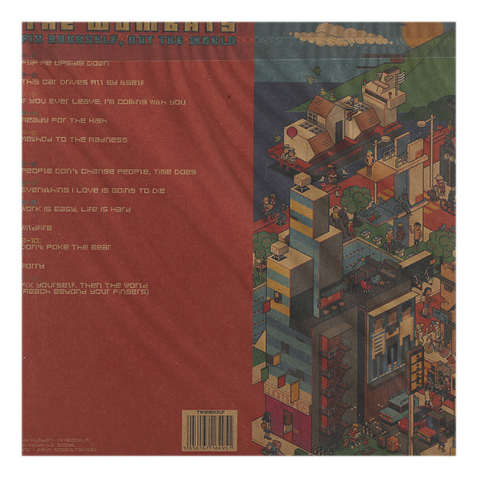 WOMBATS, THE - FIX YOURSELF, NOT THE WORLD - COLOURED LP