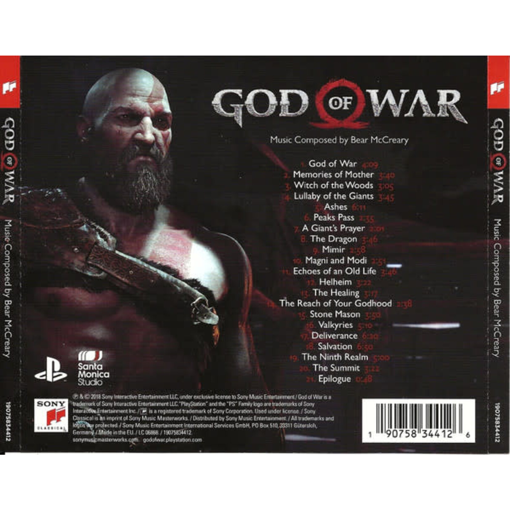 MCREARY, BEAR - GOD OF WAR (PLAYSTATION SOUNDTRACK) -  2LP
