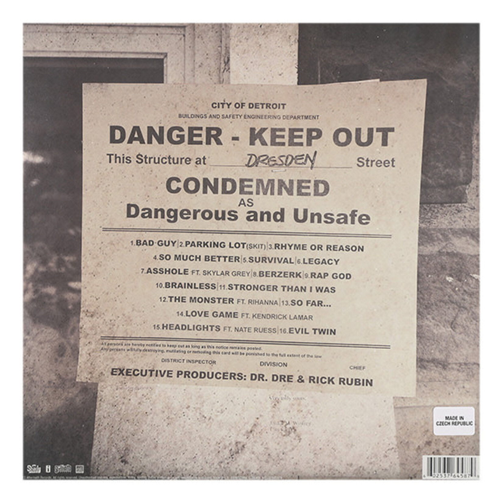 EMINEM - MARSHALL MATHERS  2 - 2LP