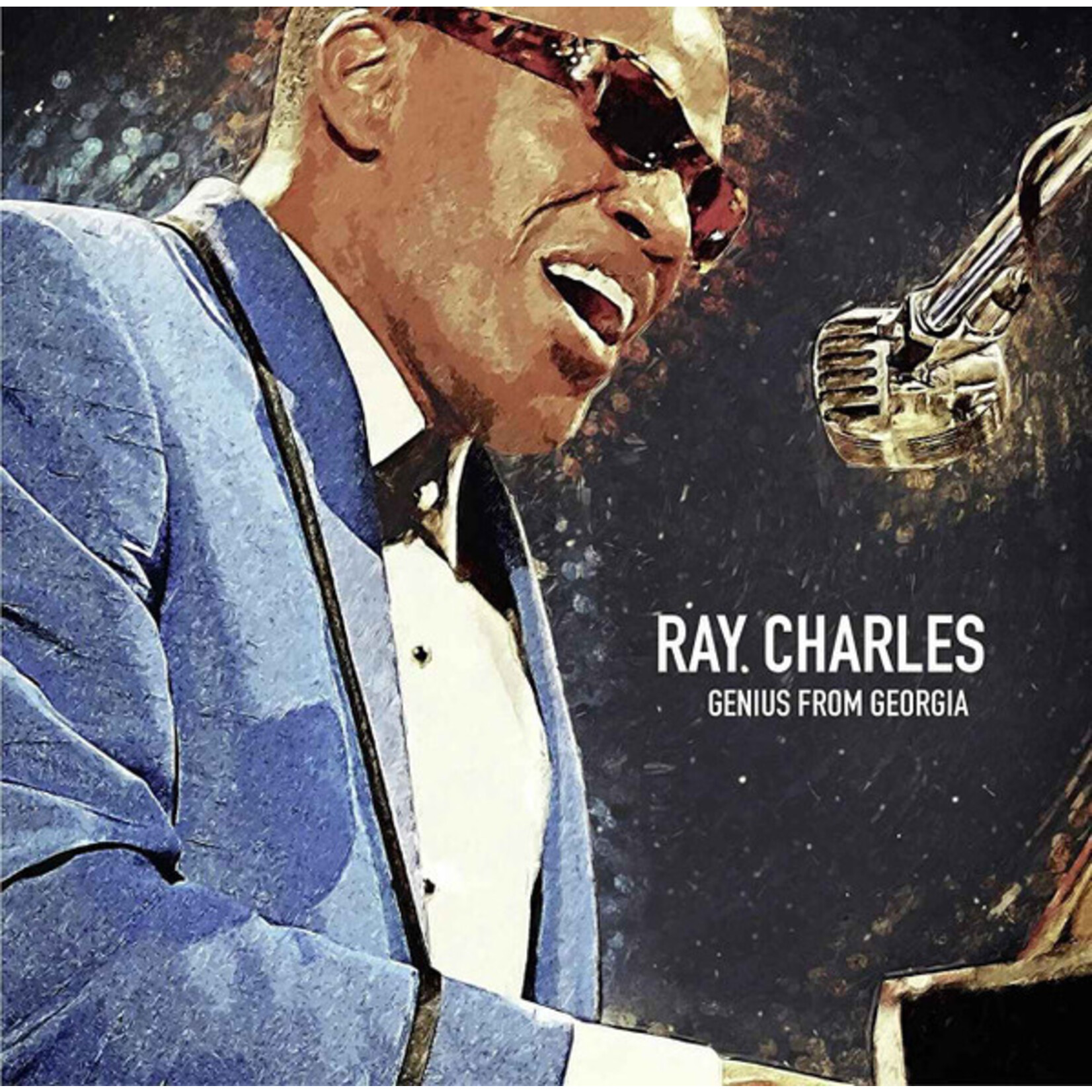 (PRE-ORDER) RAY CHARLES   -  GENIUS FROM GEORGIA (MARBLED 180G VINYL)  -  LP