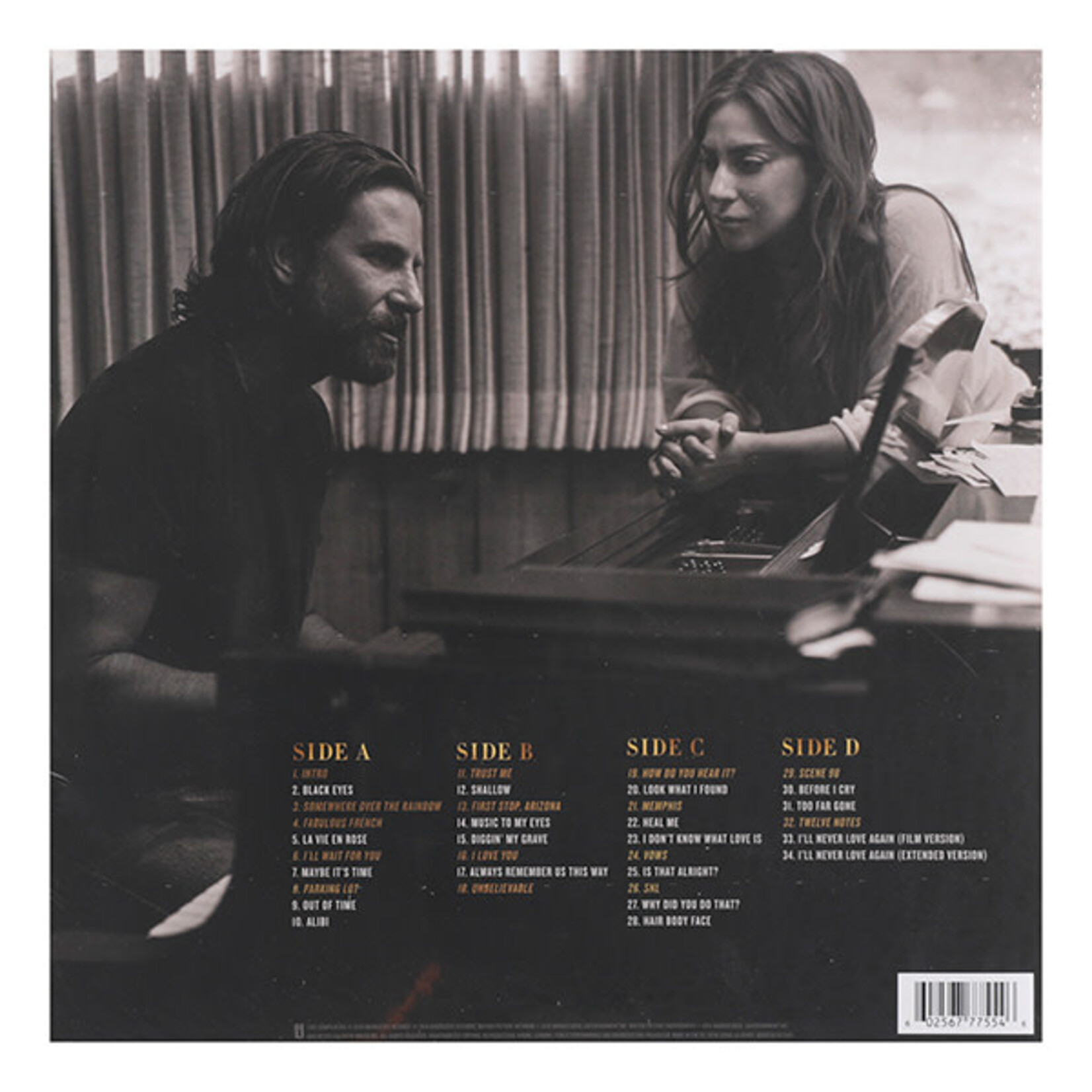 LADY GAGA & BRADLEY COOPER - A STAR IS BORN SOUNDTRACK - OST 2LP