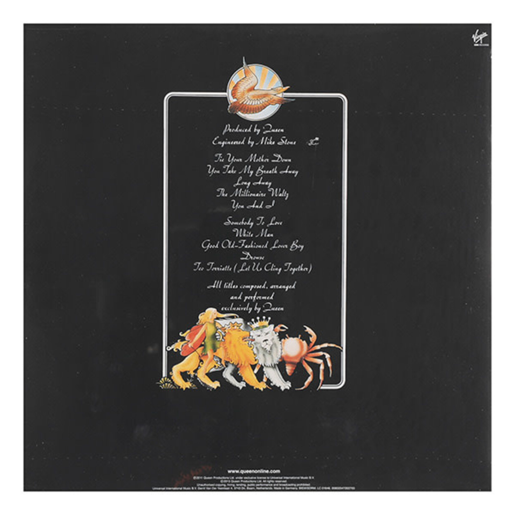QUEEN - A DAY AT THE RACES - LTD LP