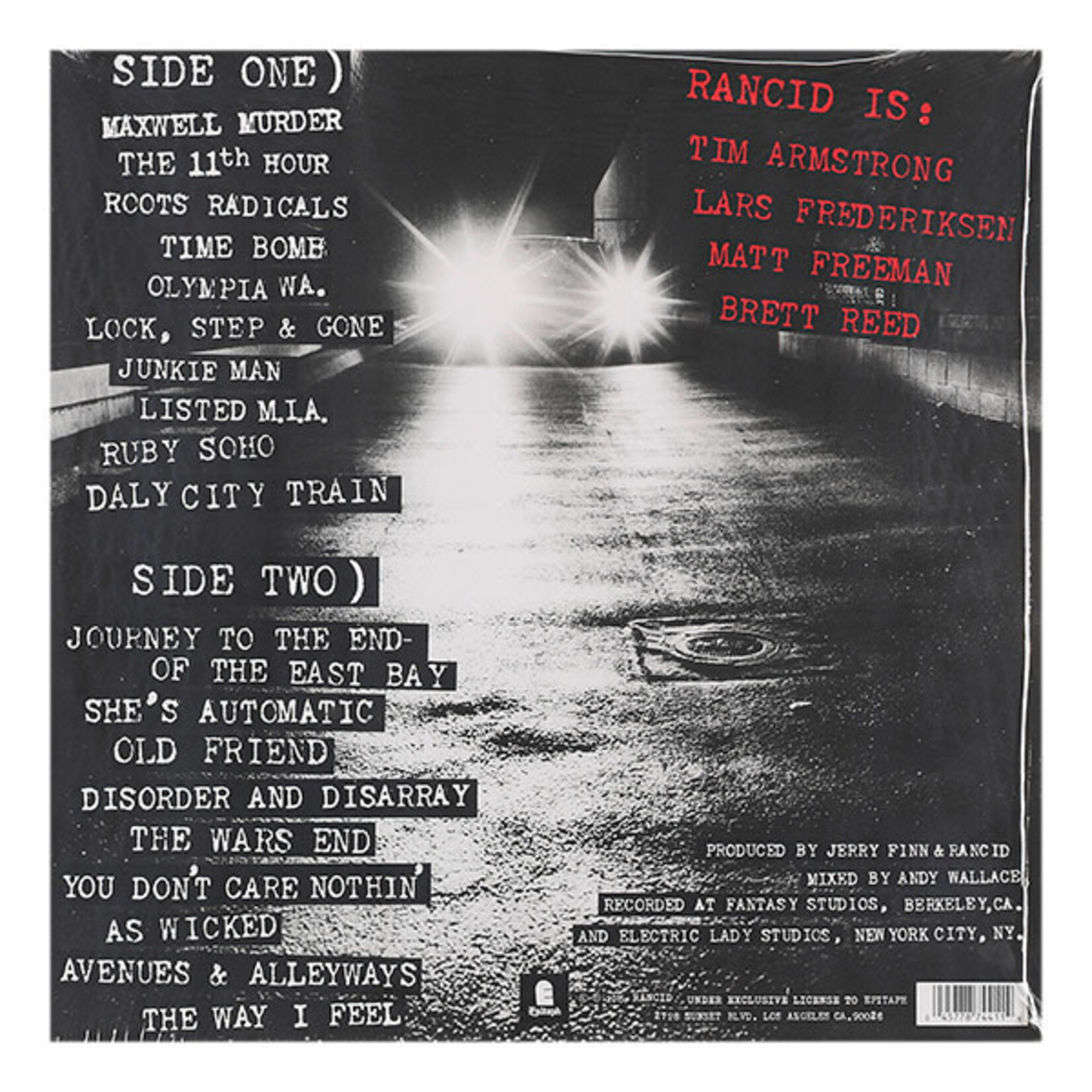 RANCID - AND OUT COME THE WOLVES - LP