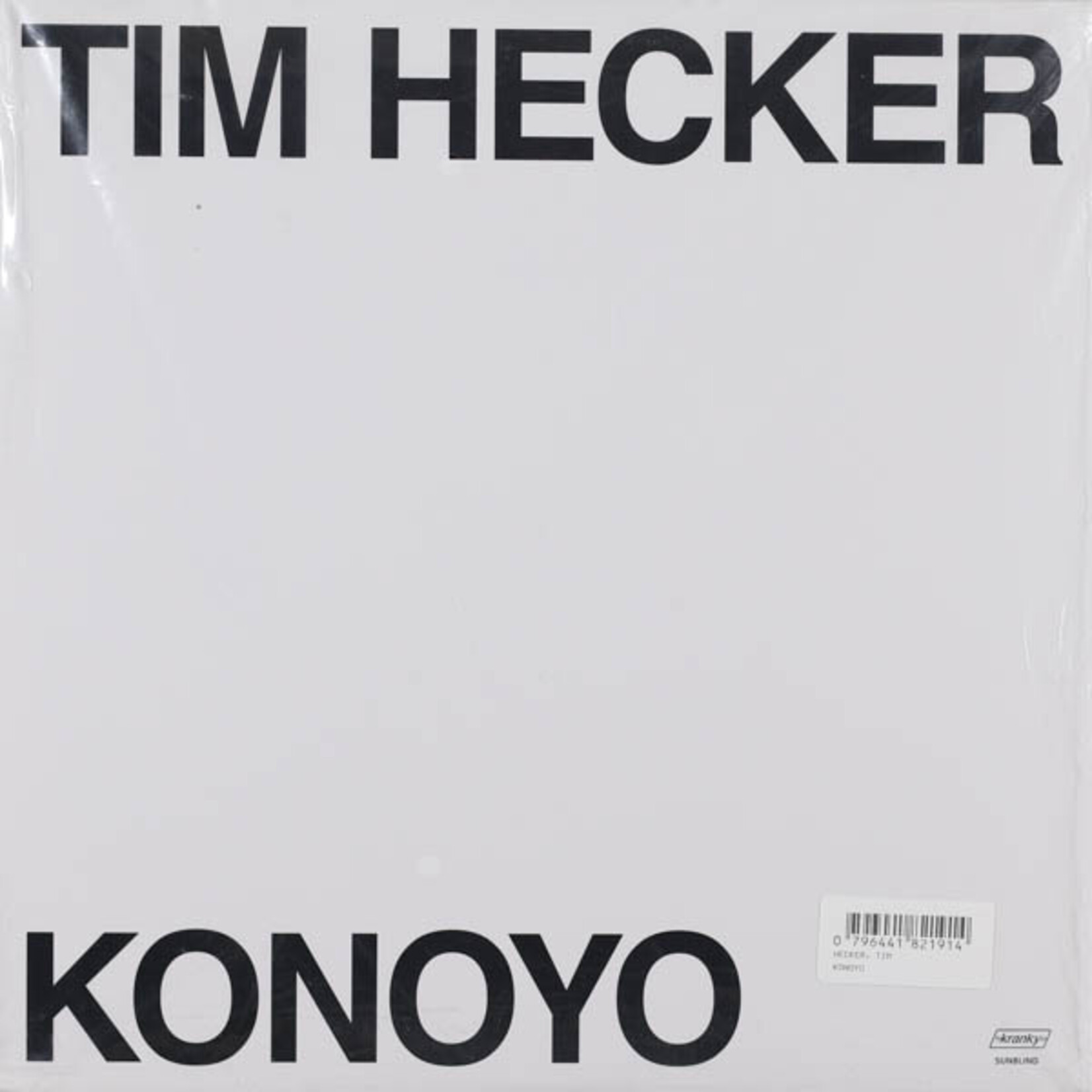 HECKER, TIM - KONOYO - OS 2LP
