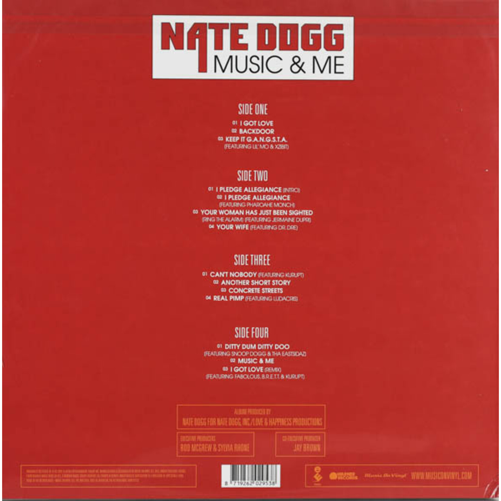 NATE DOGG - MUSIC AND ME - LP