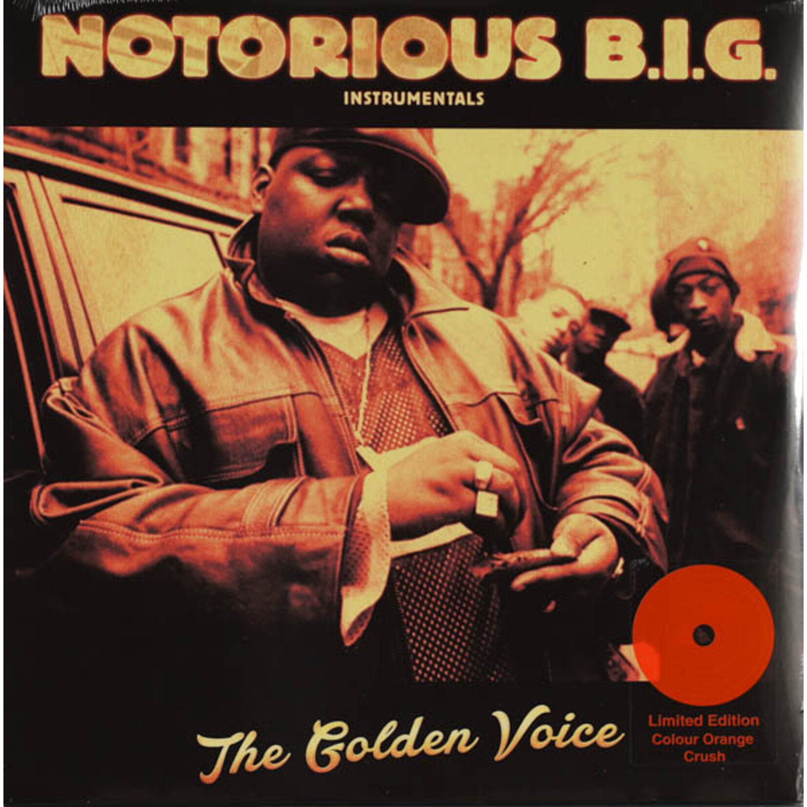 NOTORIOUS B.I.G. - THE GOLDEN VOICE INSTRUMENTALS - COLOURED ORANGE 2LP