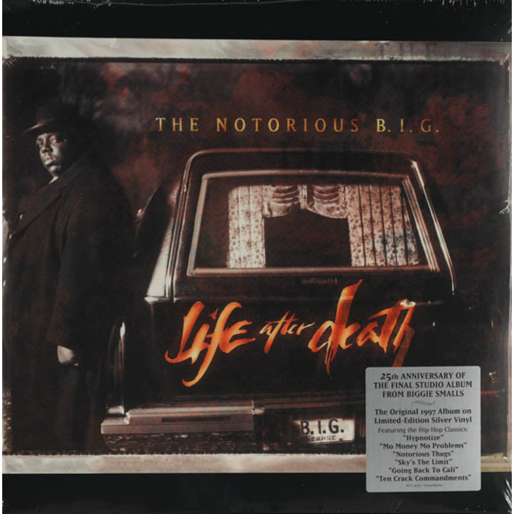 NOTORIOUS B.I.G. - LIFE AFTER DEATH - LTD 25TH ANNIVERSARY COLOURED SILVER 3LP