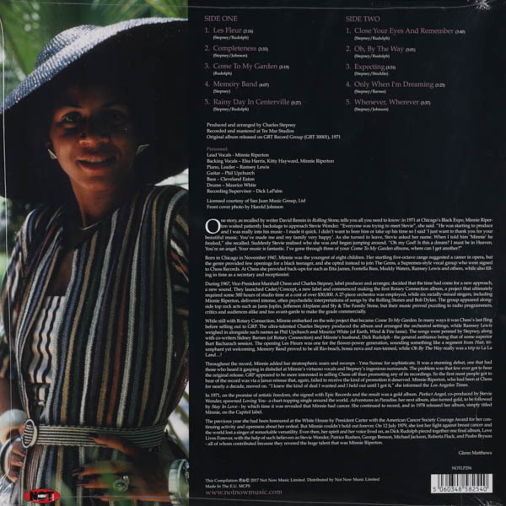 RIPERTON, MINNIE - COME TO MY GARDEN - COLOURED GREEN LP