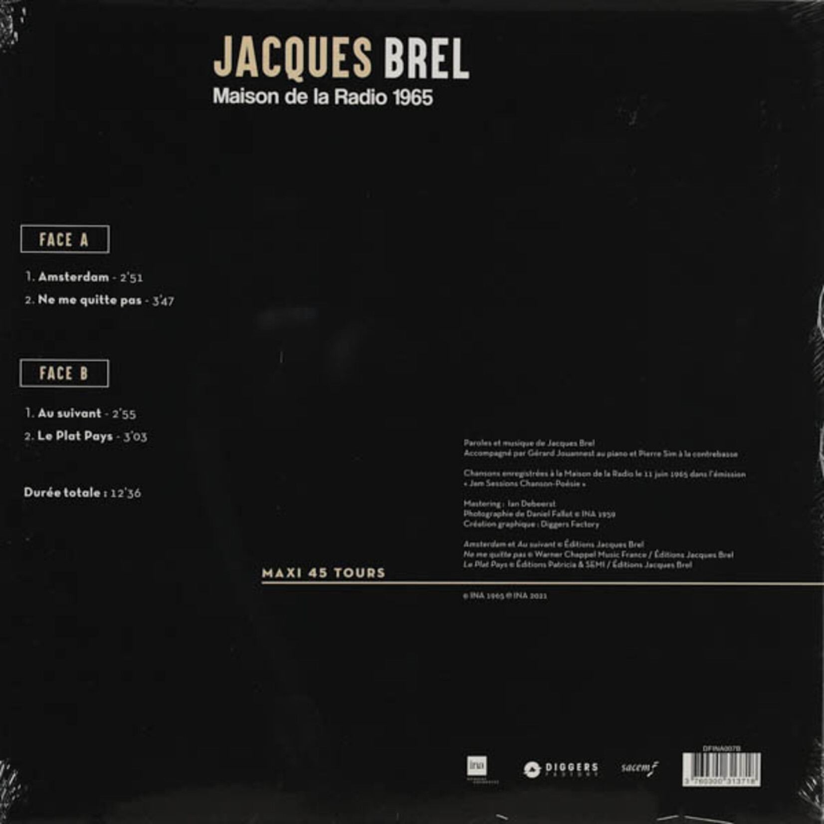 BREL, JACQUES - AMSTERDAM - COLORED BEIGE LP