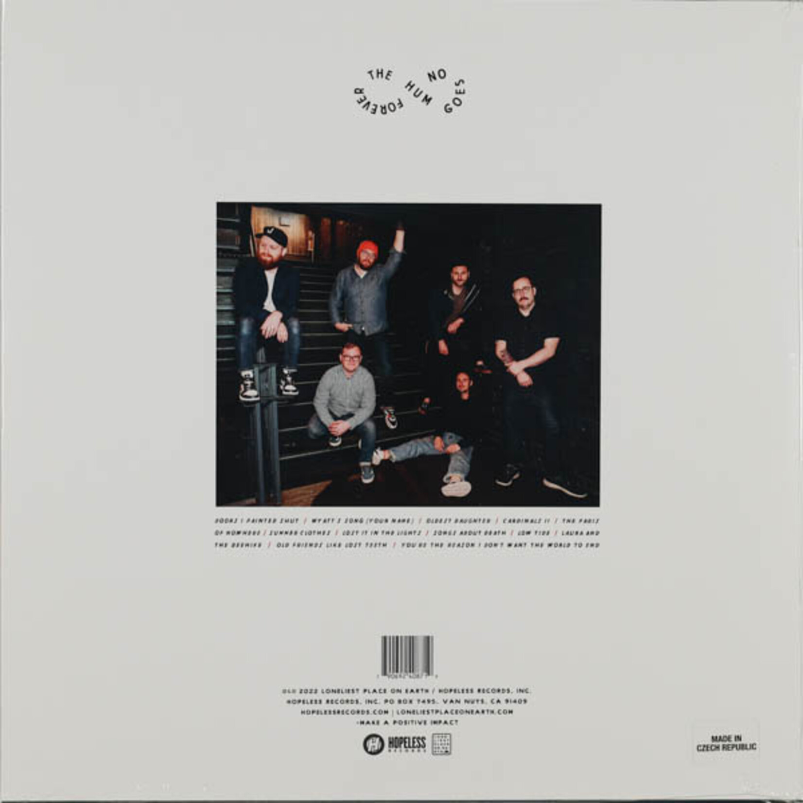 WONDER YEARS, THE - HUM GOES ON FOREVER - COLOURED CLEAR BLUE LP