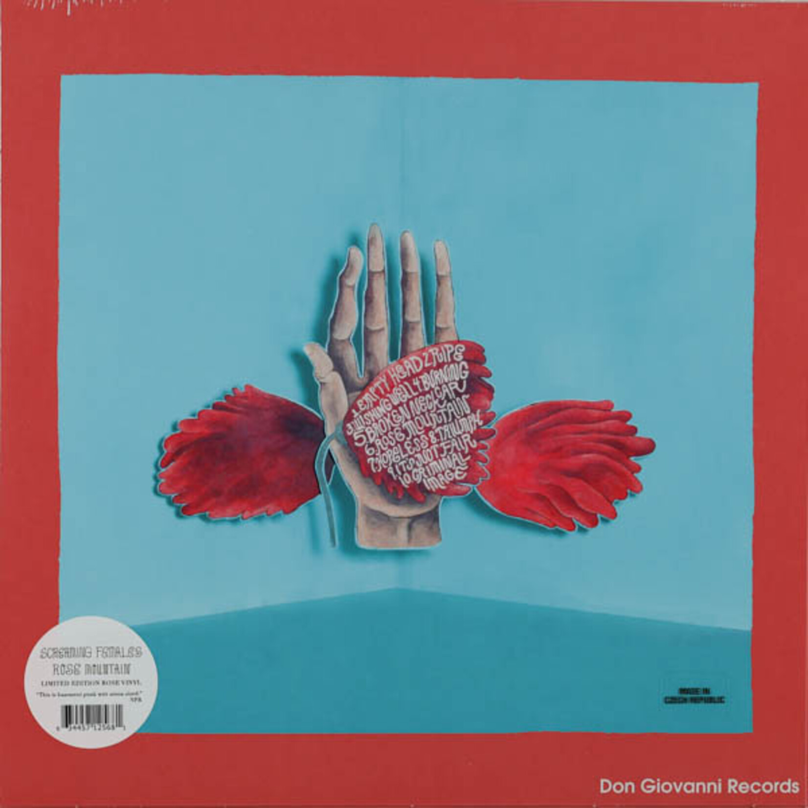 SCREAMING FEMALES - ROSE MOUNTAIN - COLOURED ROSE LP