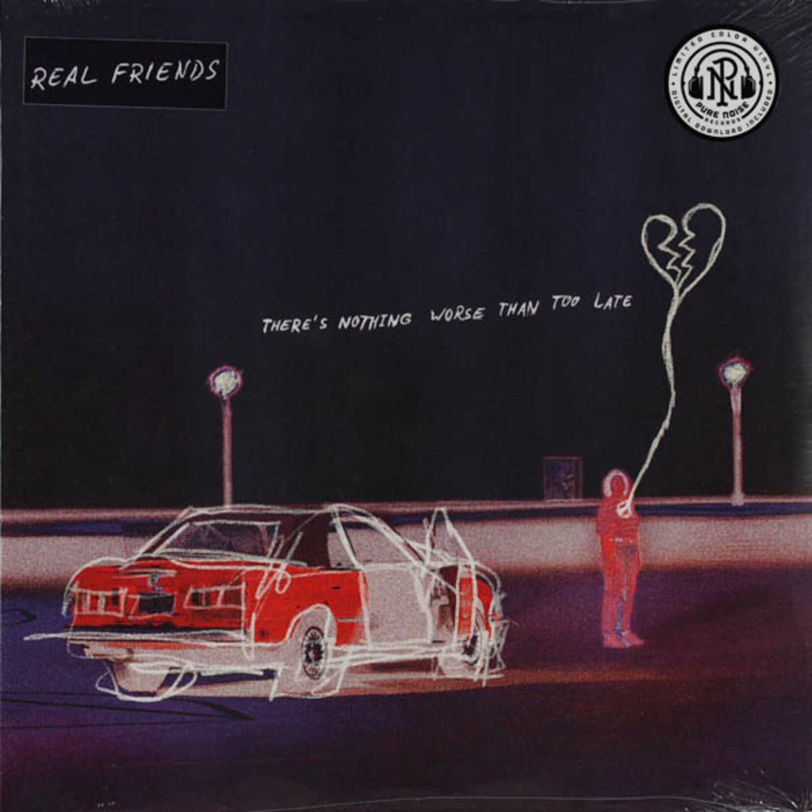 REAL FRIENDS - THERE'S NOTHING WORSE THAN TOO LATE - LP