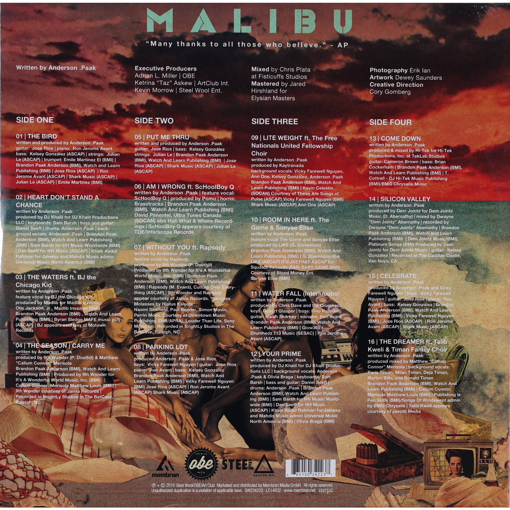 PAAK, ANDERSON - MALIBU - 2LP