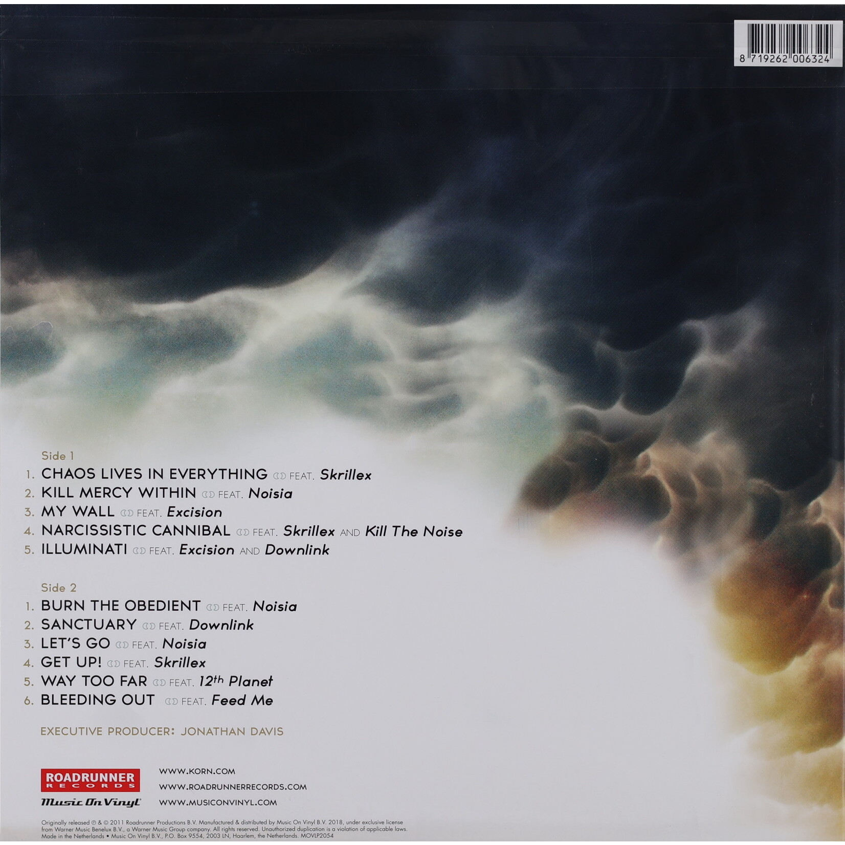 KORN - PATH OF TOTALITY - GATEFOLD LP