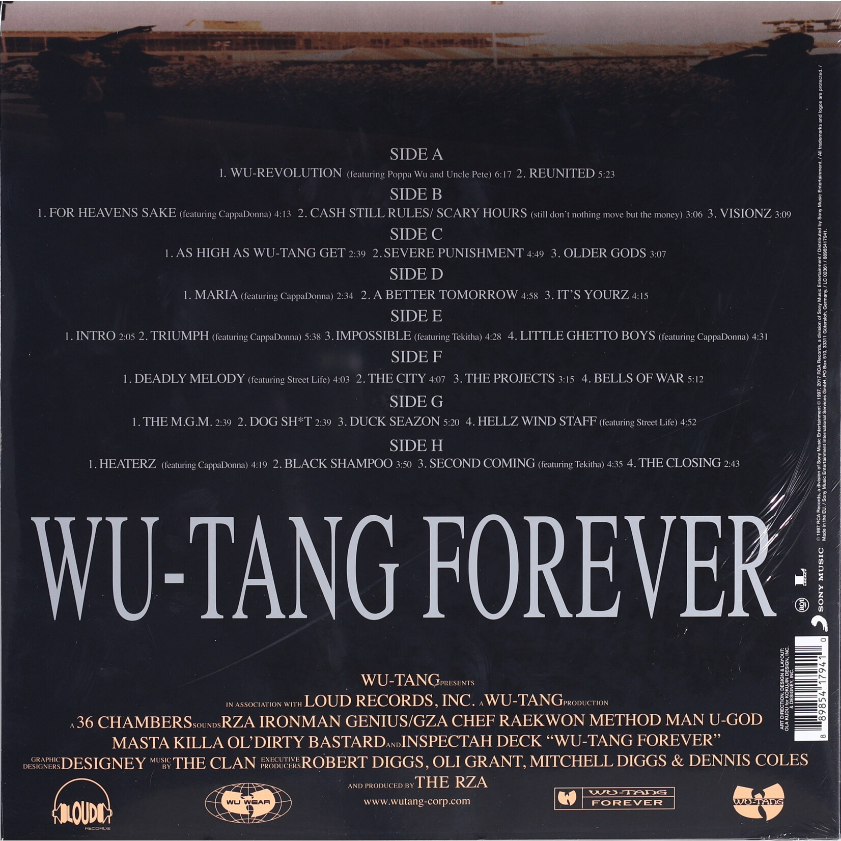 WU-TANG CLAN - WU-TANG FOREVER - 4LP