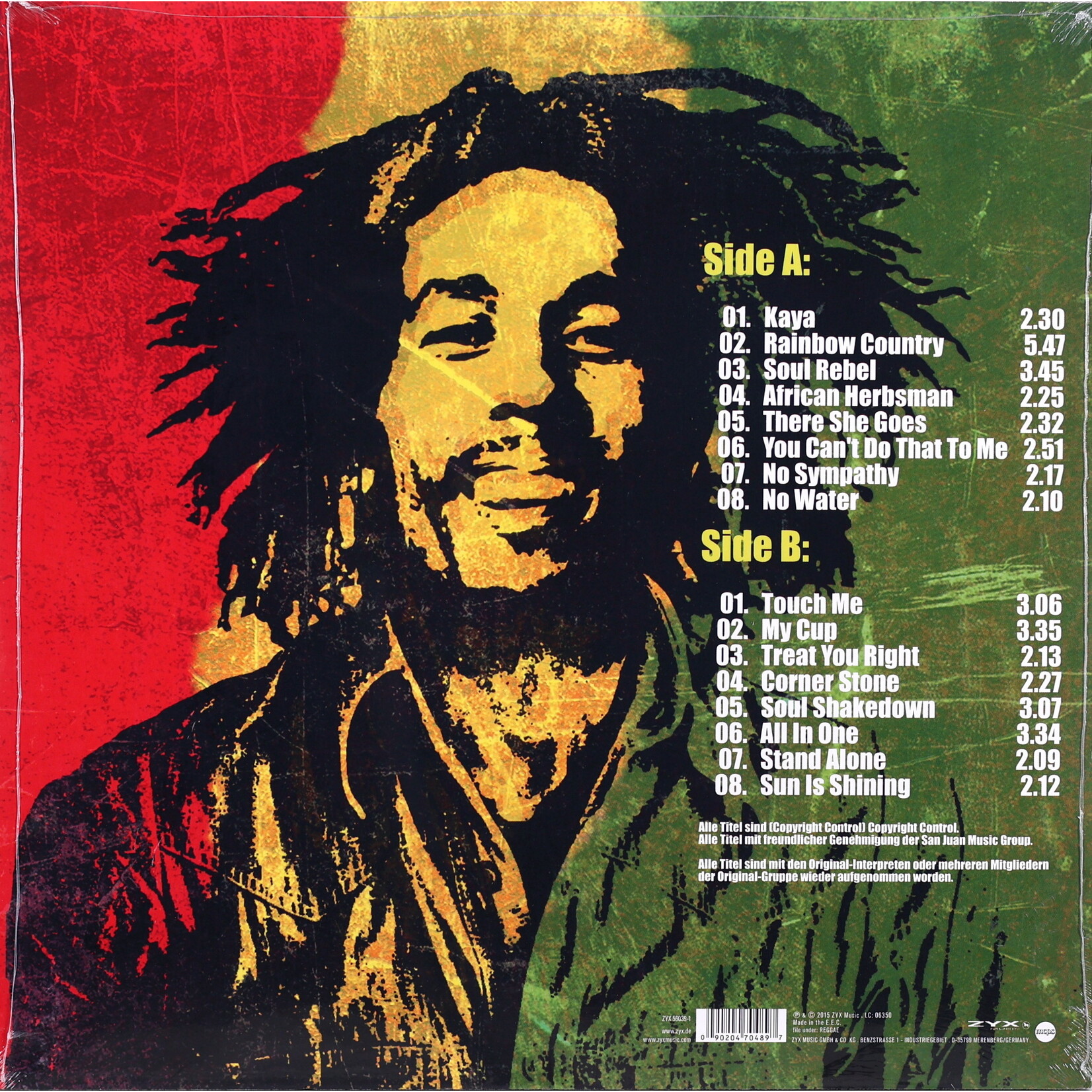 MARLEY, BOB - THE BEST OF BOB MARLEY - LP