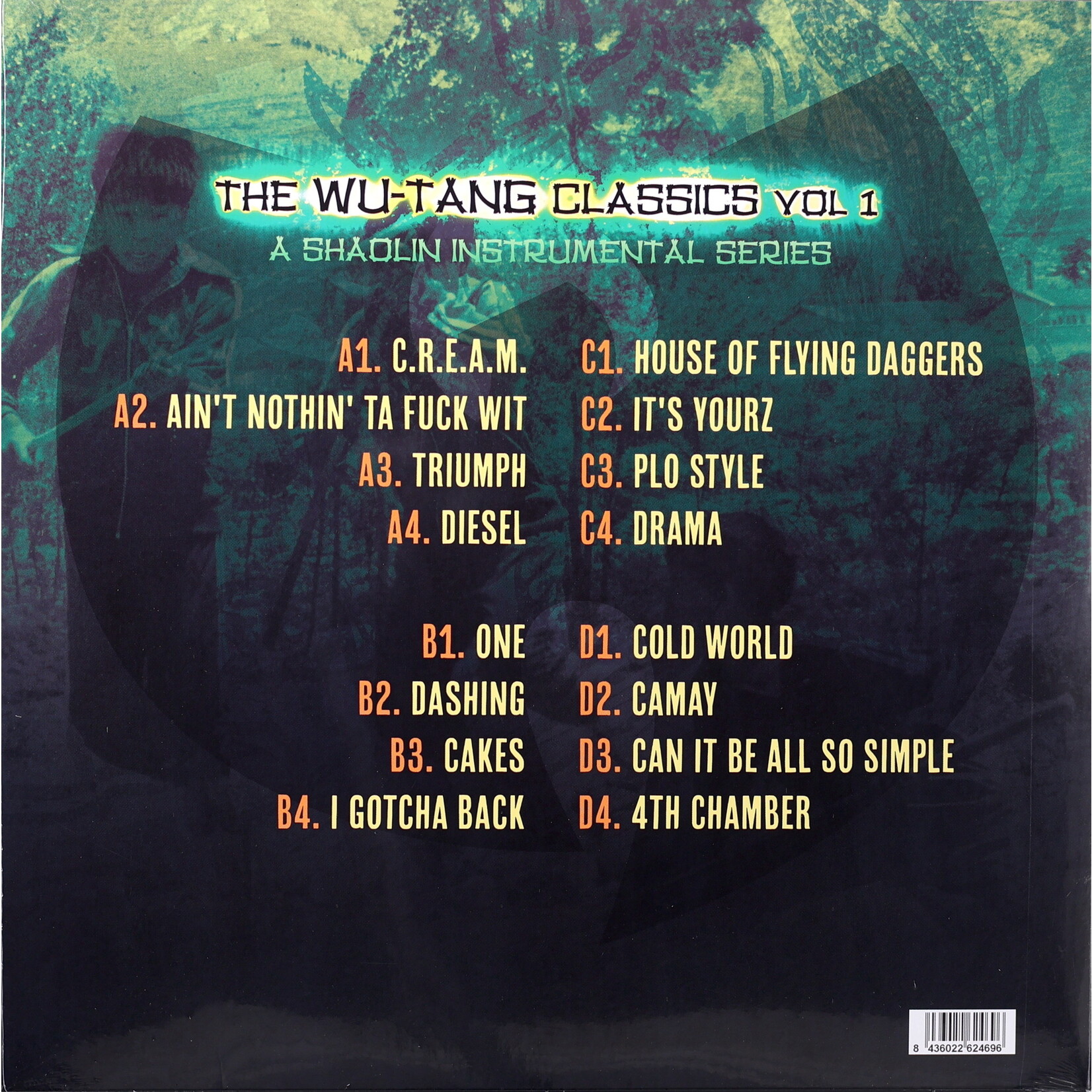WU-TANG CLAN - A SHAOLIN INSTRUMENTAL SERIES CLASSICS VOL.1 - 2LP