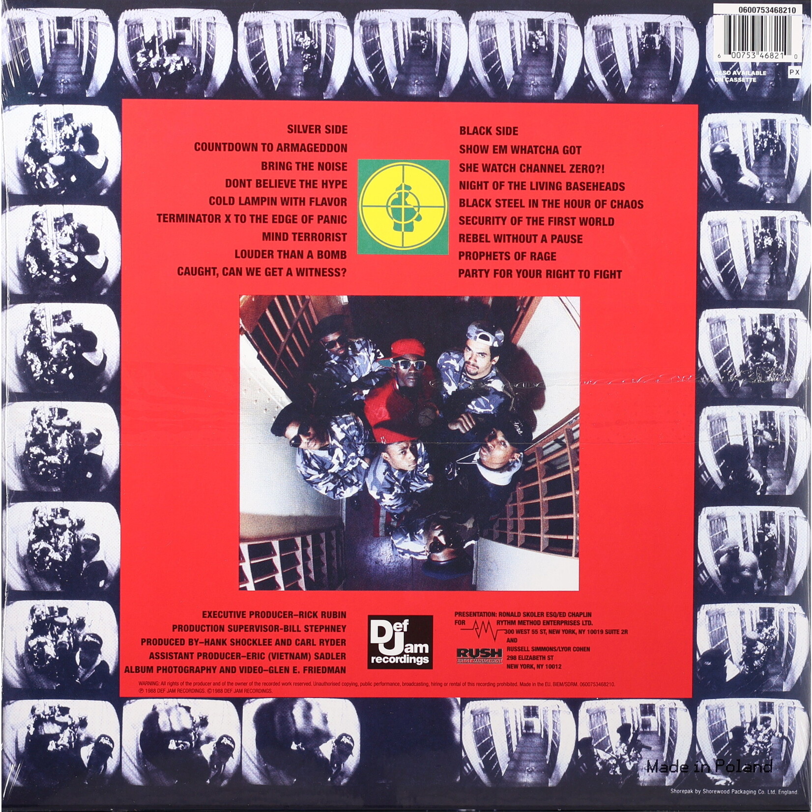 PUBLIC ENEMY - IT TAKES A NATION OF MILLIONS - LP + DOWNLOAD CODE