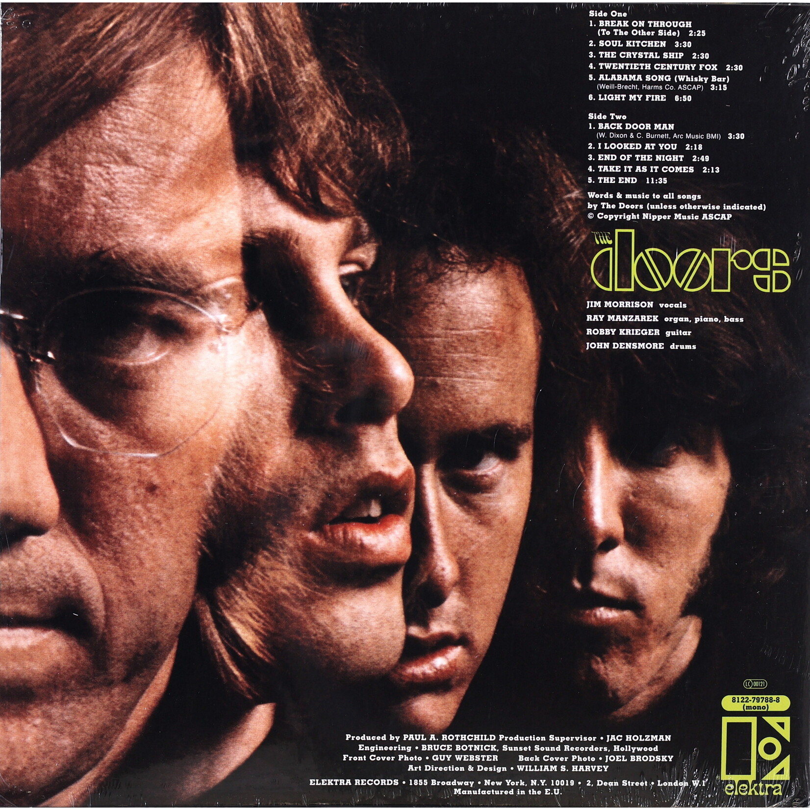 DOORS, THE - THE DOORS - MONO LP