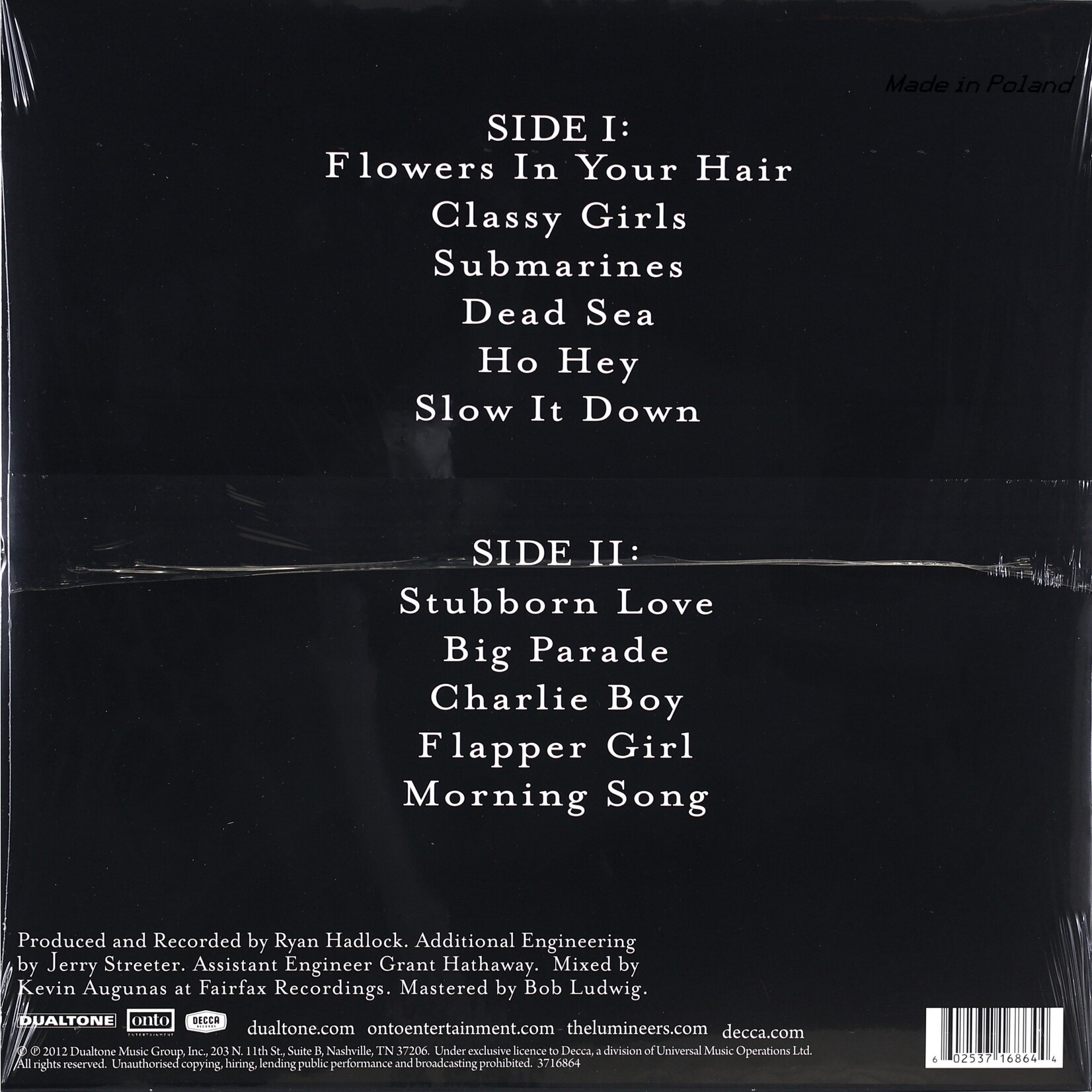 LUMINEERS, THE - THE LUMINEERS - LP