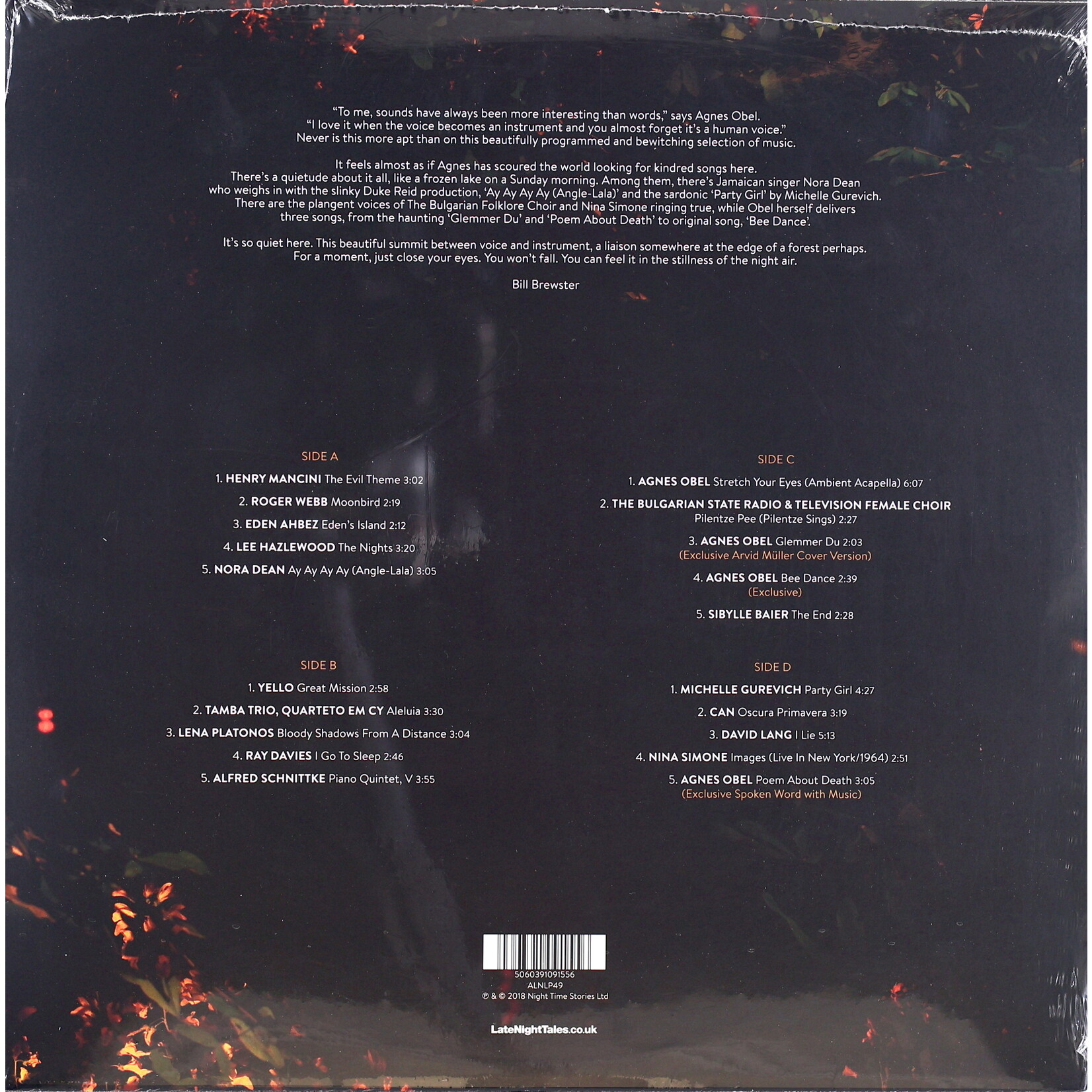 OBEL, AGNES - LATE NIGHT TALES - 2LP
