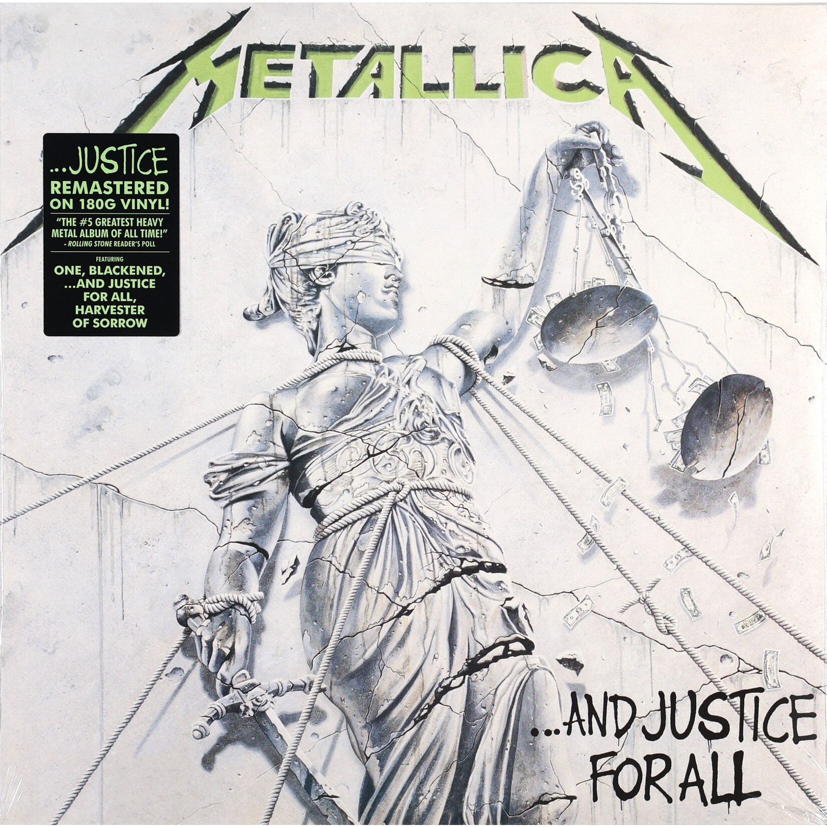 METALLICA - AND JUSTICE FOR ALL - REMASTERED 2LP