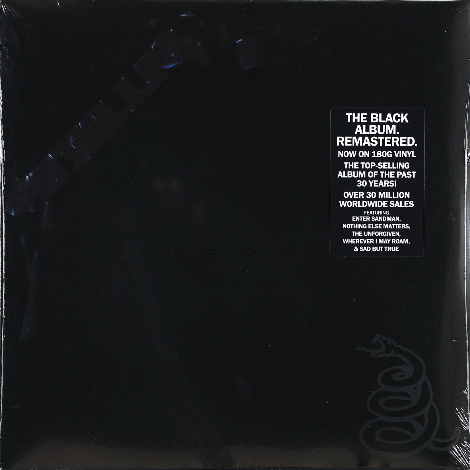 METALLICA - METALLICA - REMASTERED 2LP + DOWNLOAD CODE