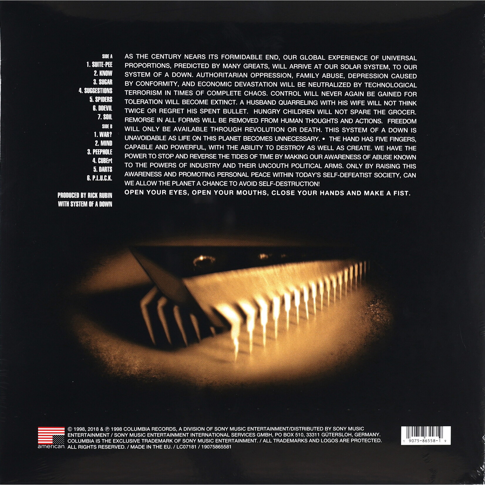 SYSTEM OF A DOWN - SYSTEM OF A DOWN - LP