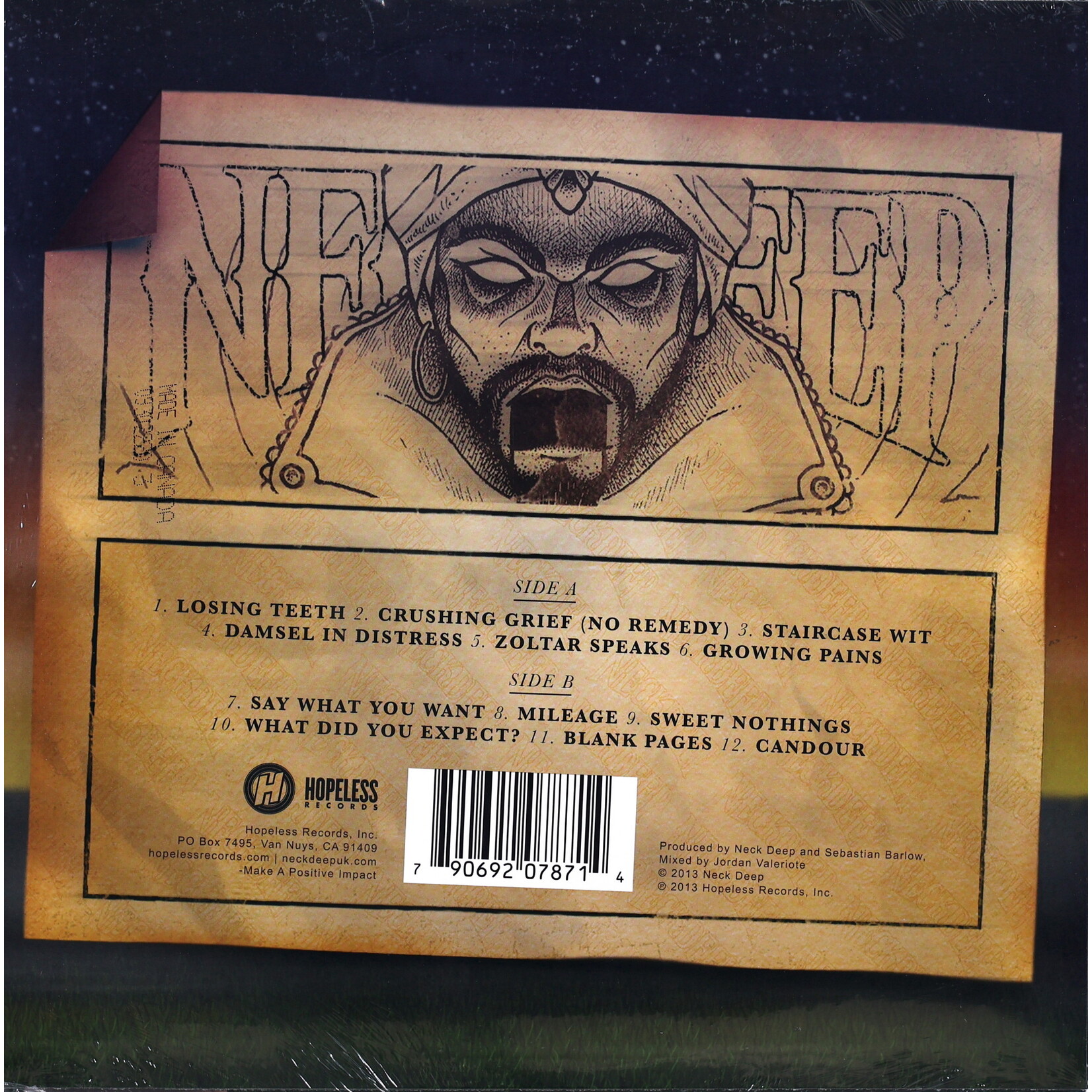 NECK DEEP - WISHFUL THINKING - COLOURED PURPLE LP