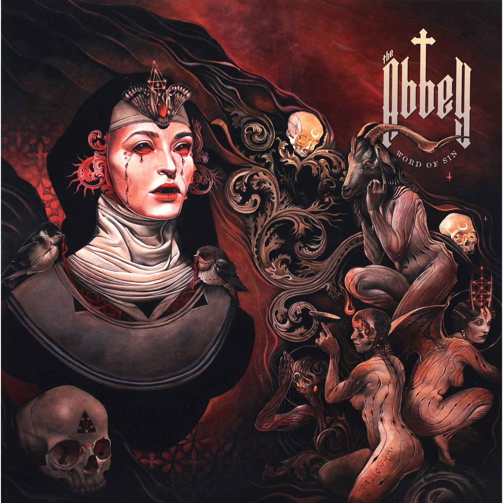 ABBEY, THE - WORD OF SIN - LTD 400 PRESS COLOURED CRYSTAL CLEAR 2LP