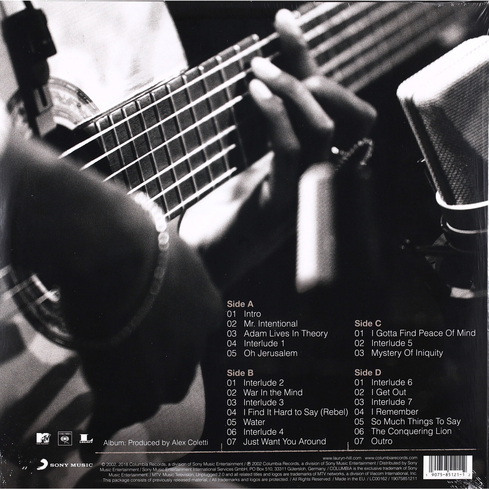 HILL, LAURYN - MTV UNPLUGGED NO. 2.0 - 2LP