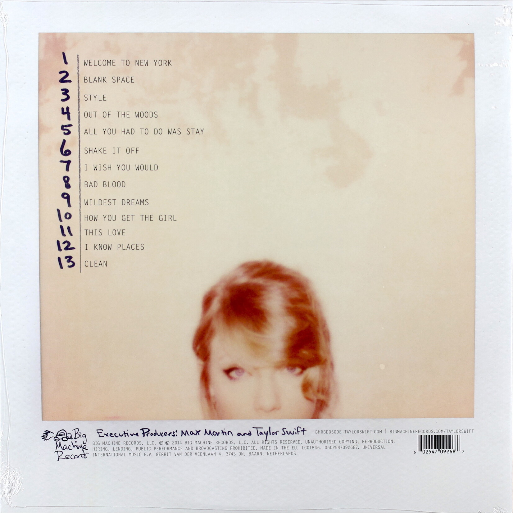 SWIFT, TAYLOR - 1989 - LTD GATEFOLD 2LP