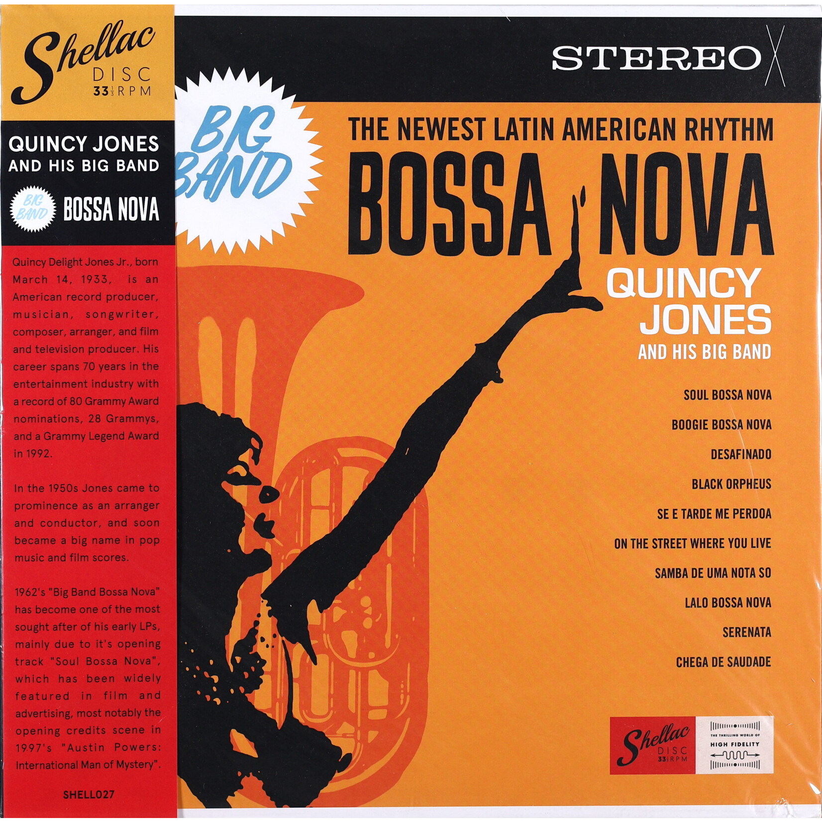 JONES, QUINCY - BOSSA NOVA - LP