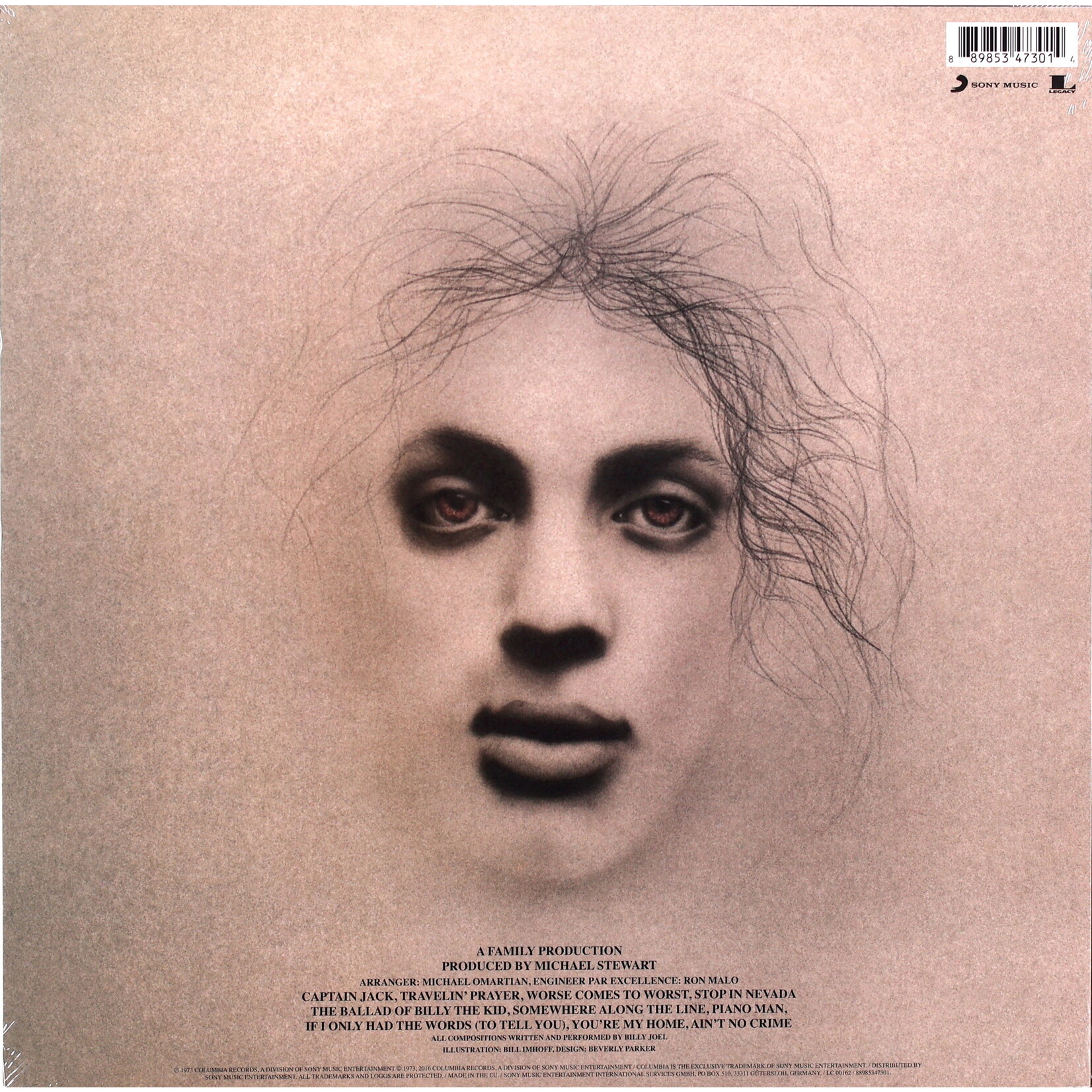 JOEL, BILLY - PIANO MAN - REISSUE LP